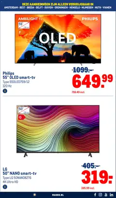 Makro - Non-Food - Voorbeeld van een folder van Makro, geldig van 10.12.2025 | Pagina: 57 | Producten: Tv