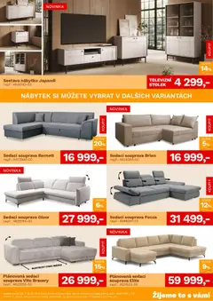 ASKO nábytek leták od 07.08.2025 | Strana: 2 | Produkty: Sedací souprava, Nábytek, Stolek