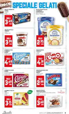 Volantino Borello Supermercati del 24.07.2025 | Pagina: 9