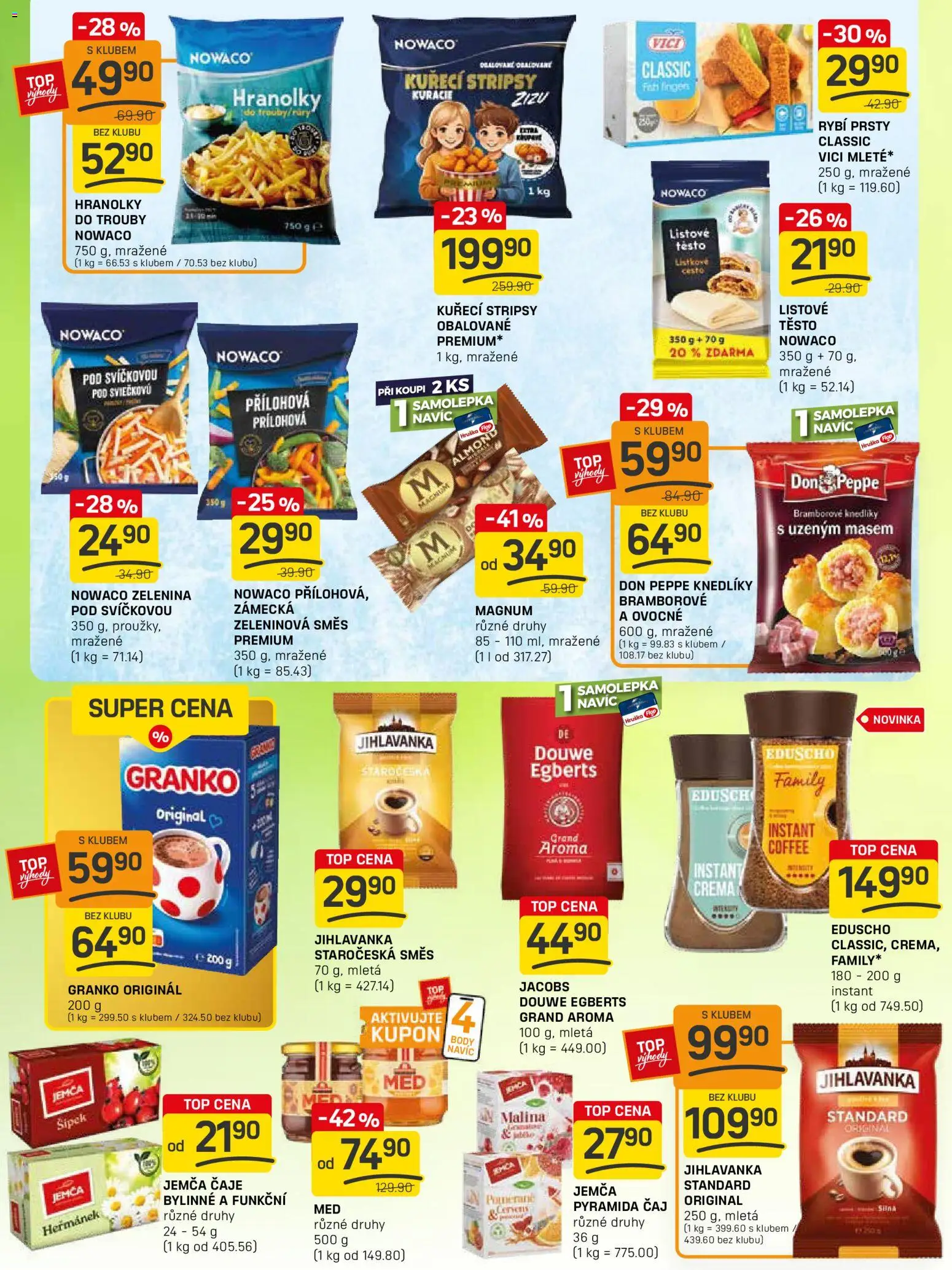 Flop leták - FlopTop od 05.11.2025 | Strana: 7 | Produkty: Douwe Egberts, Magnum, Crema, Kuřecí stripsy