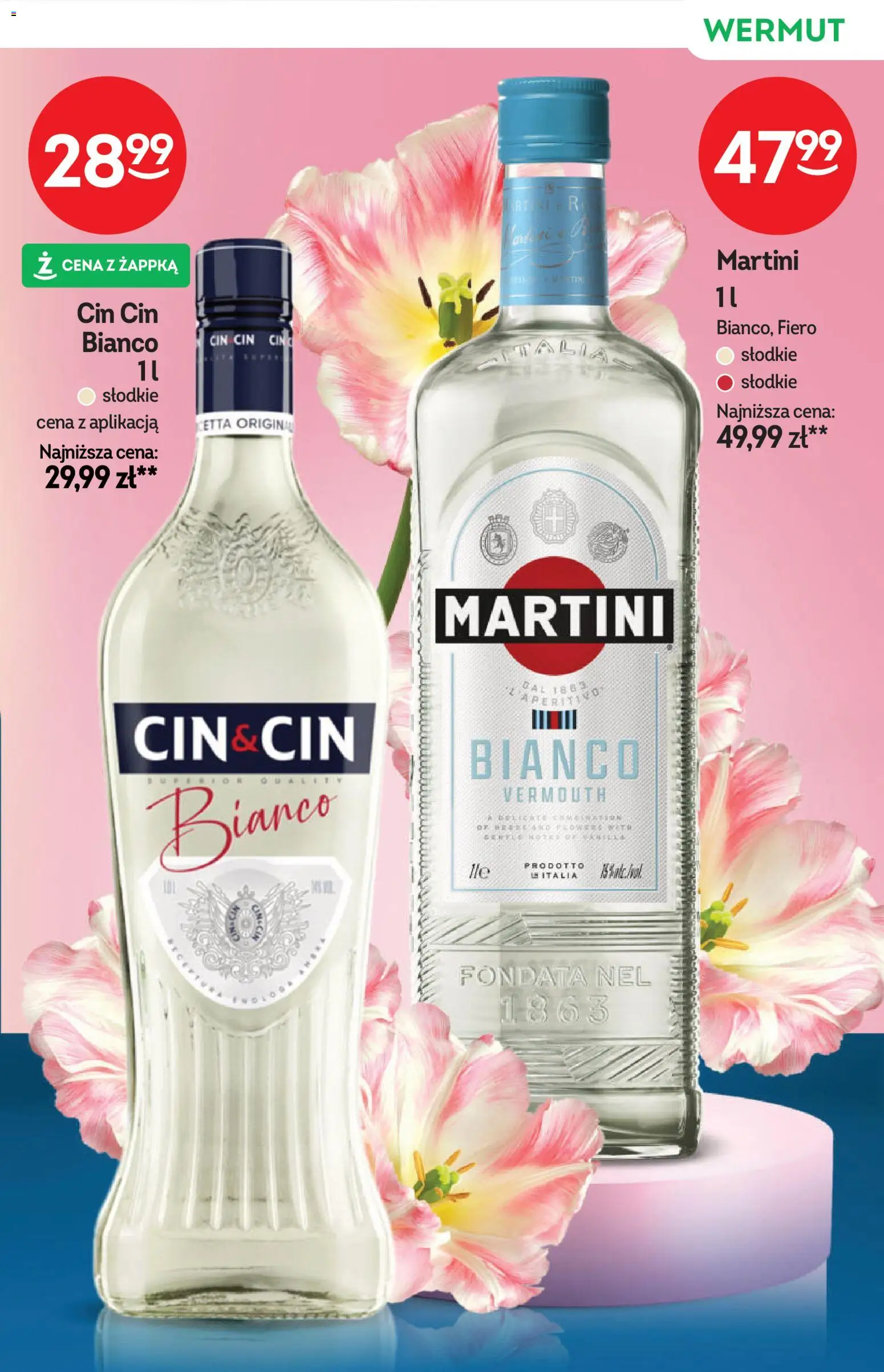 Żabka gazetka - Katalog win od 04.03.2026 | Strona: 13 | Produkty: Martini, Cin&cin bianco