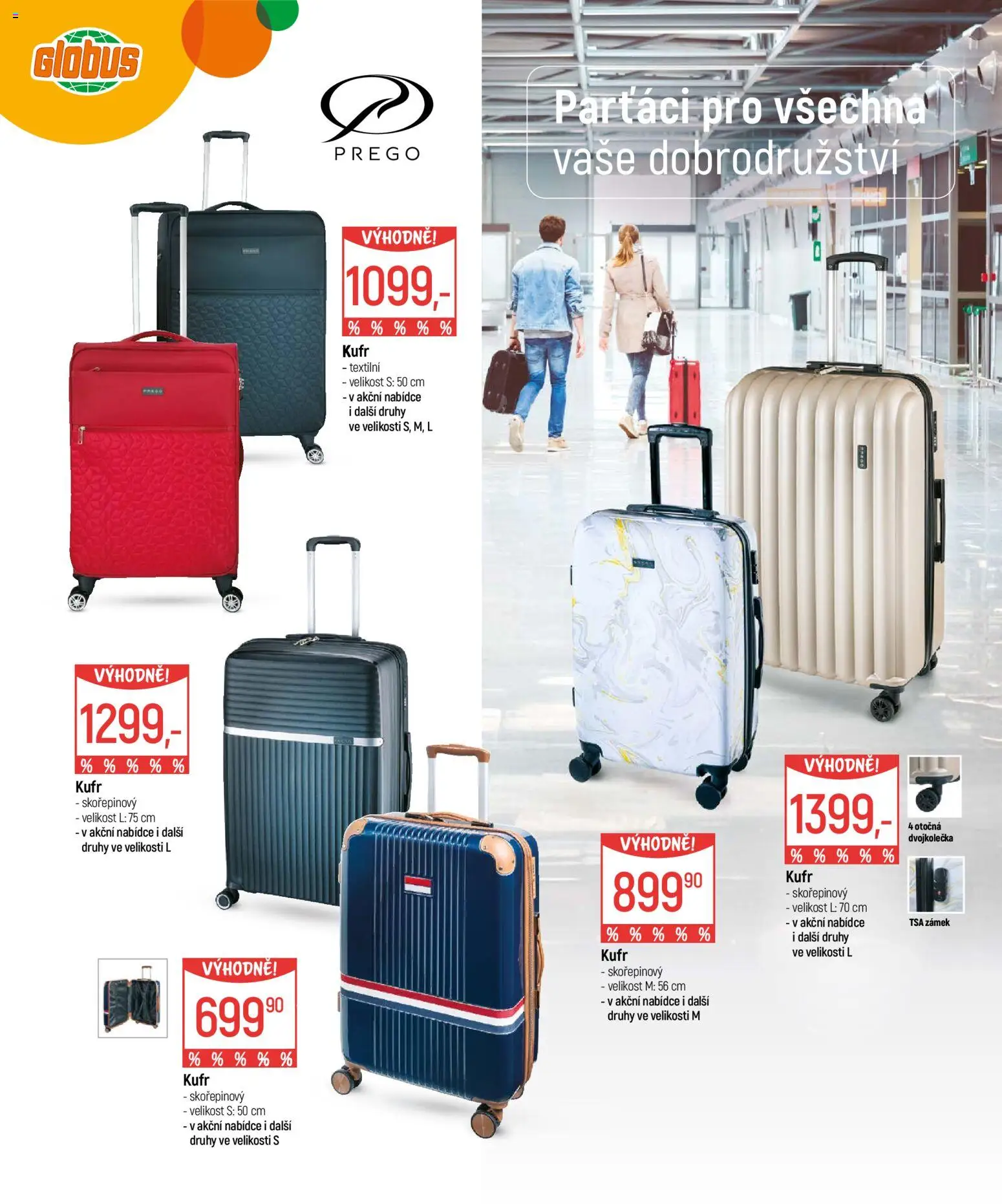 Globus leták - Jaro 2026 od 04.03.2026 | Strana: 22 | Produkty: Globus, Kufr