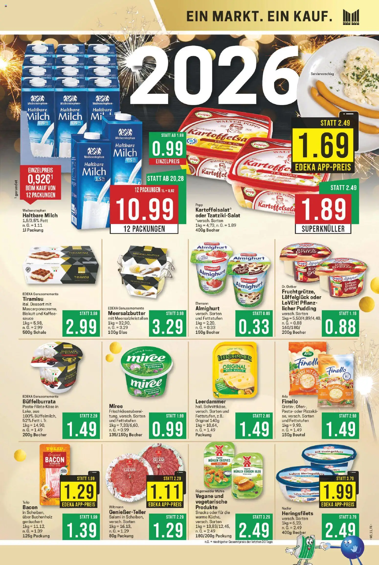 Marktkauf Prospekt 	 – gültig ab 29.12.2025 | Seite: 11 | Produkte: Milch, Öl, Haltbare milch, Salami