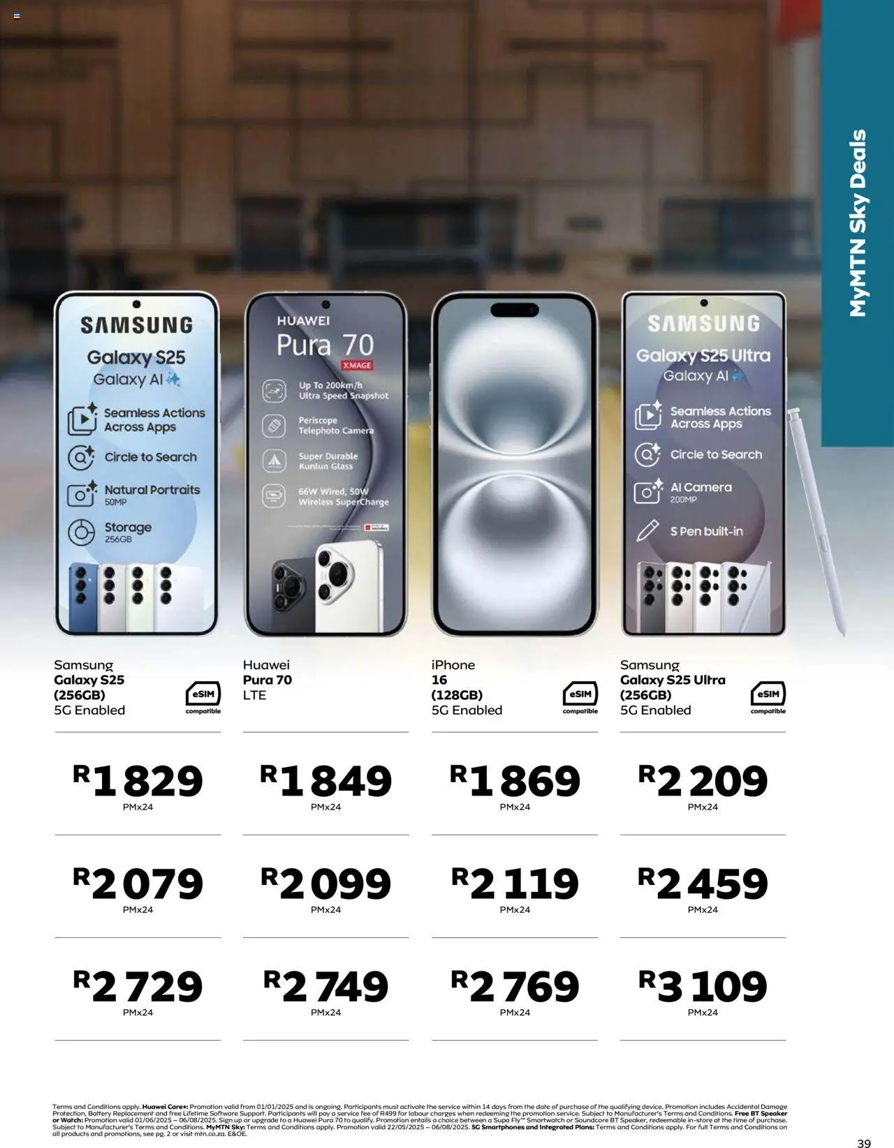 MTN Deals │ valid from 07.07.2025 | Page: 41 | Products: Camera, Speaker, Battery, Pen