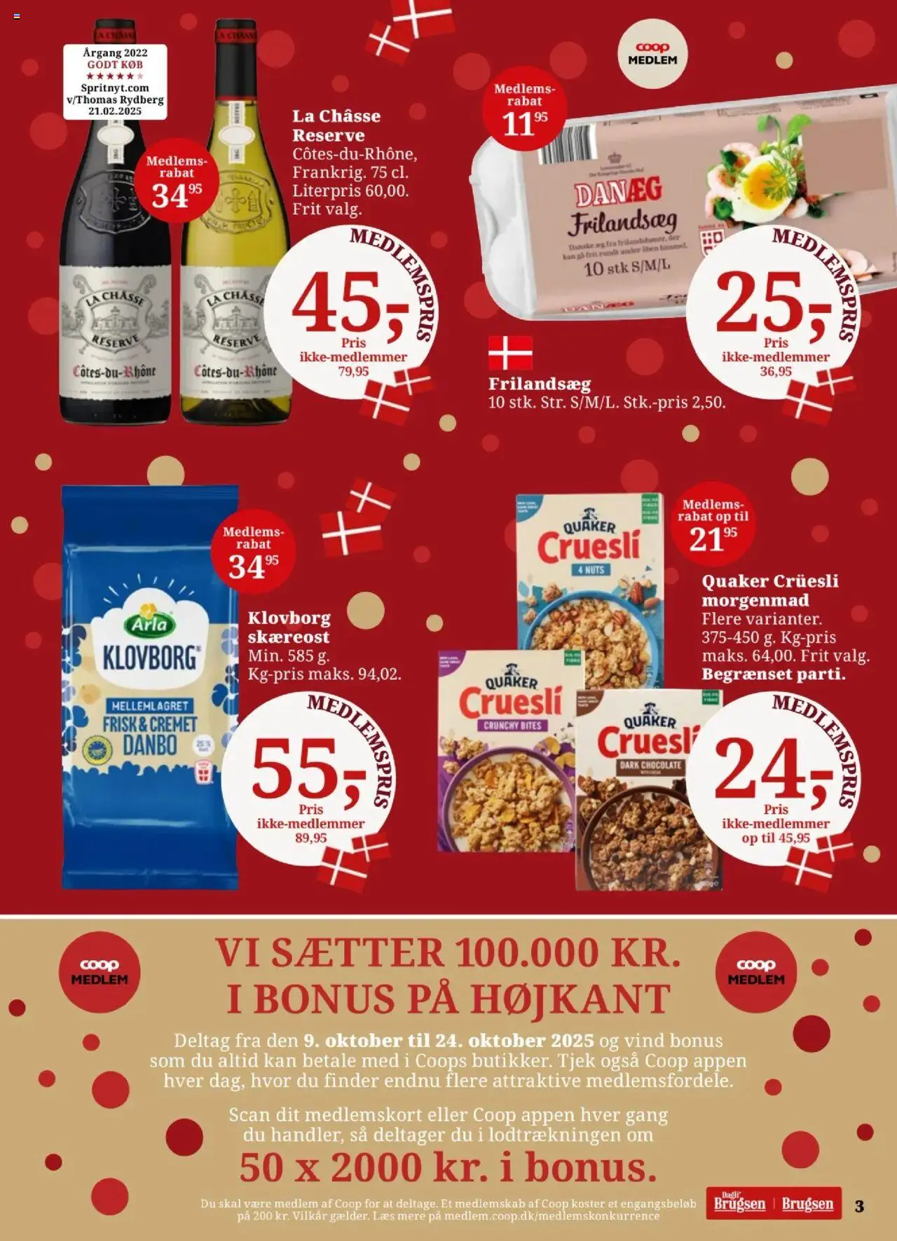 Dagli'Brugsen tilbudsavis – gyldig fra 10.10.2025 | Side: 3 | Produkter: Søm
