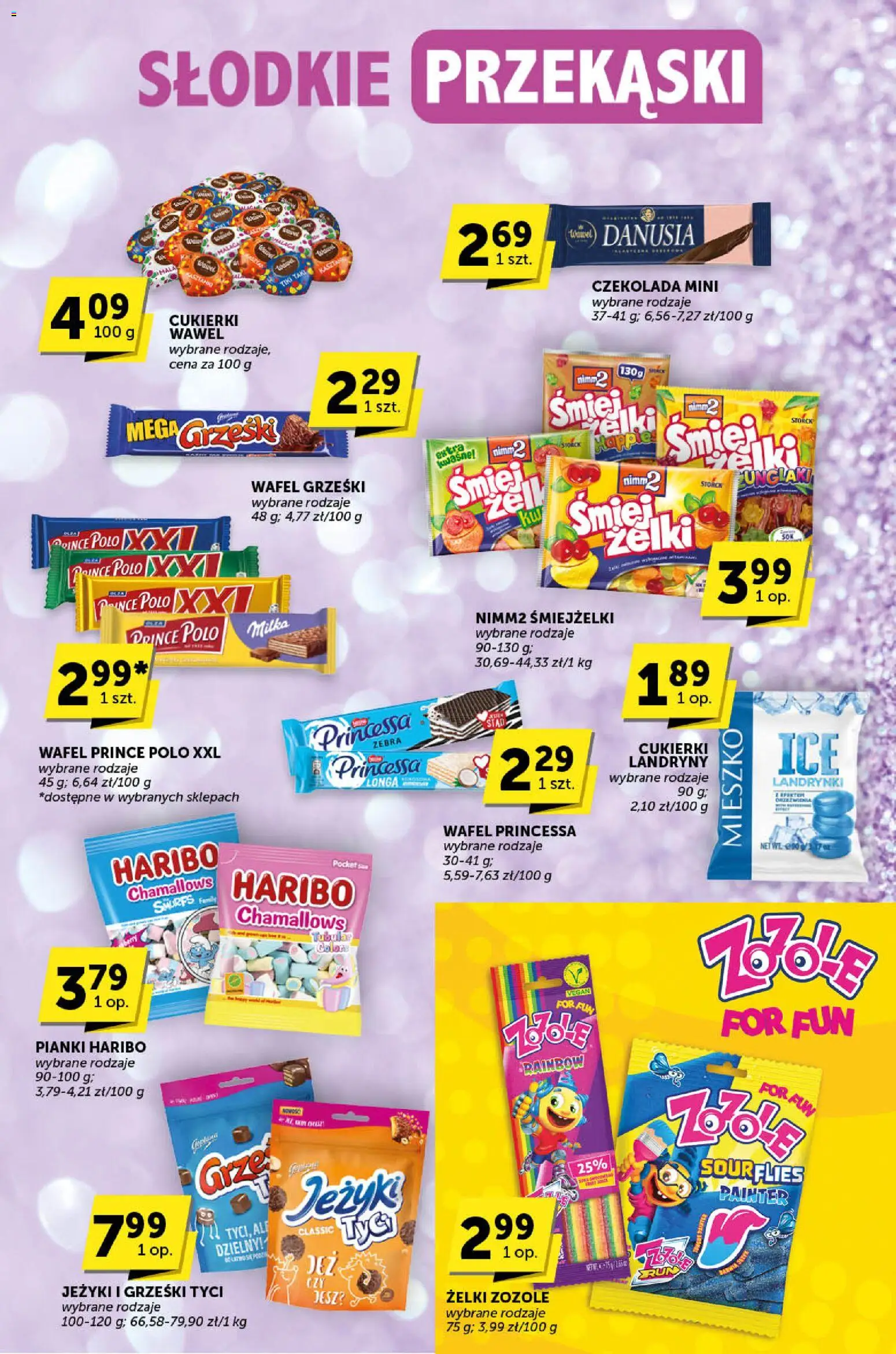 Euro Sklep Gazetka - Katalog od 22.01.2026 | Strona: 19 | Produkty: Prince polo xxl, Milka, Żelki, Cukierki