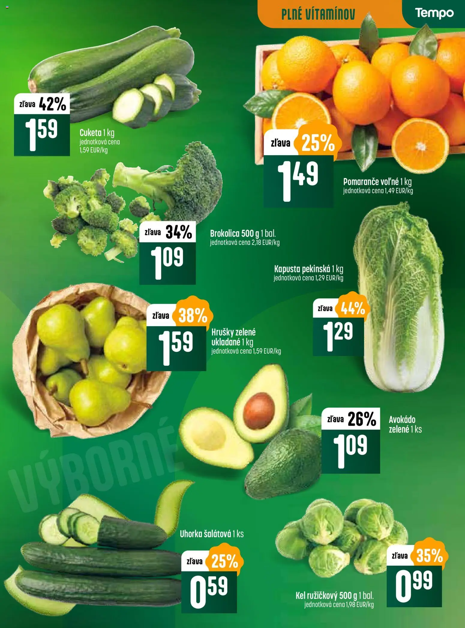 Nové COOP Jednota akcie – leták je platný od 20.11.2025 | Strana: 3 | Produkty: Kapusta, Kel, Pomaranče, Brokolica