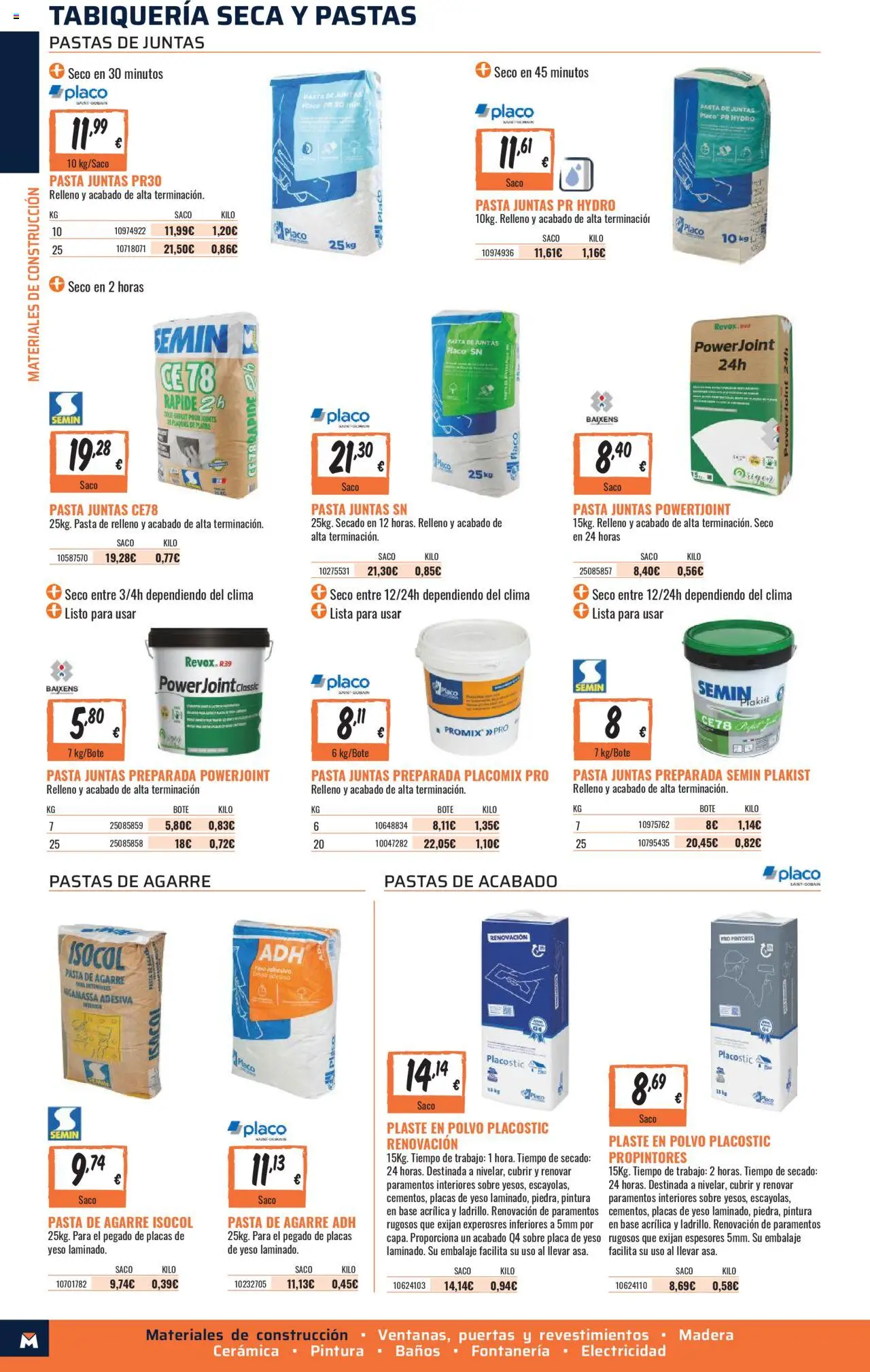 Obramat - Madrid │ válido desde el 10.10.2025 | Página: 4 | Productos: Polvo, Pasta