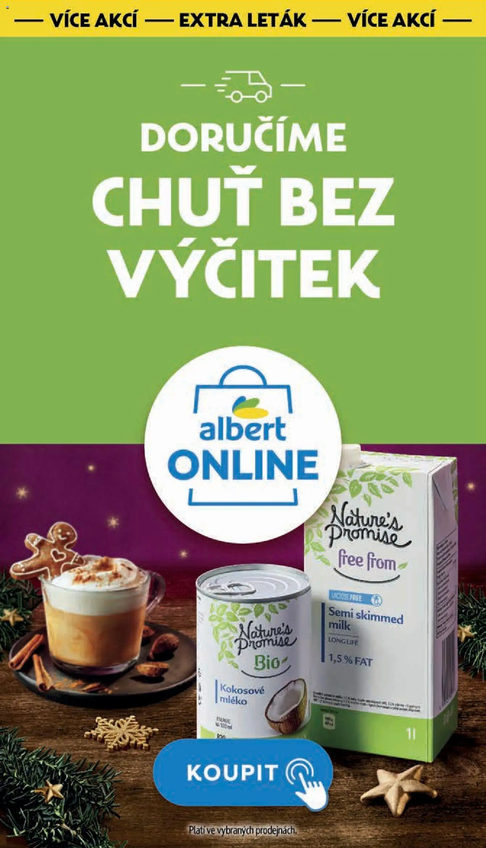 Albert leták - Supermarket od 19.11.2025 | Strana: 46 | Produkty: Kokosové mléko, Mléko