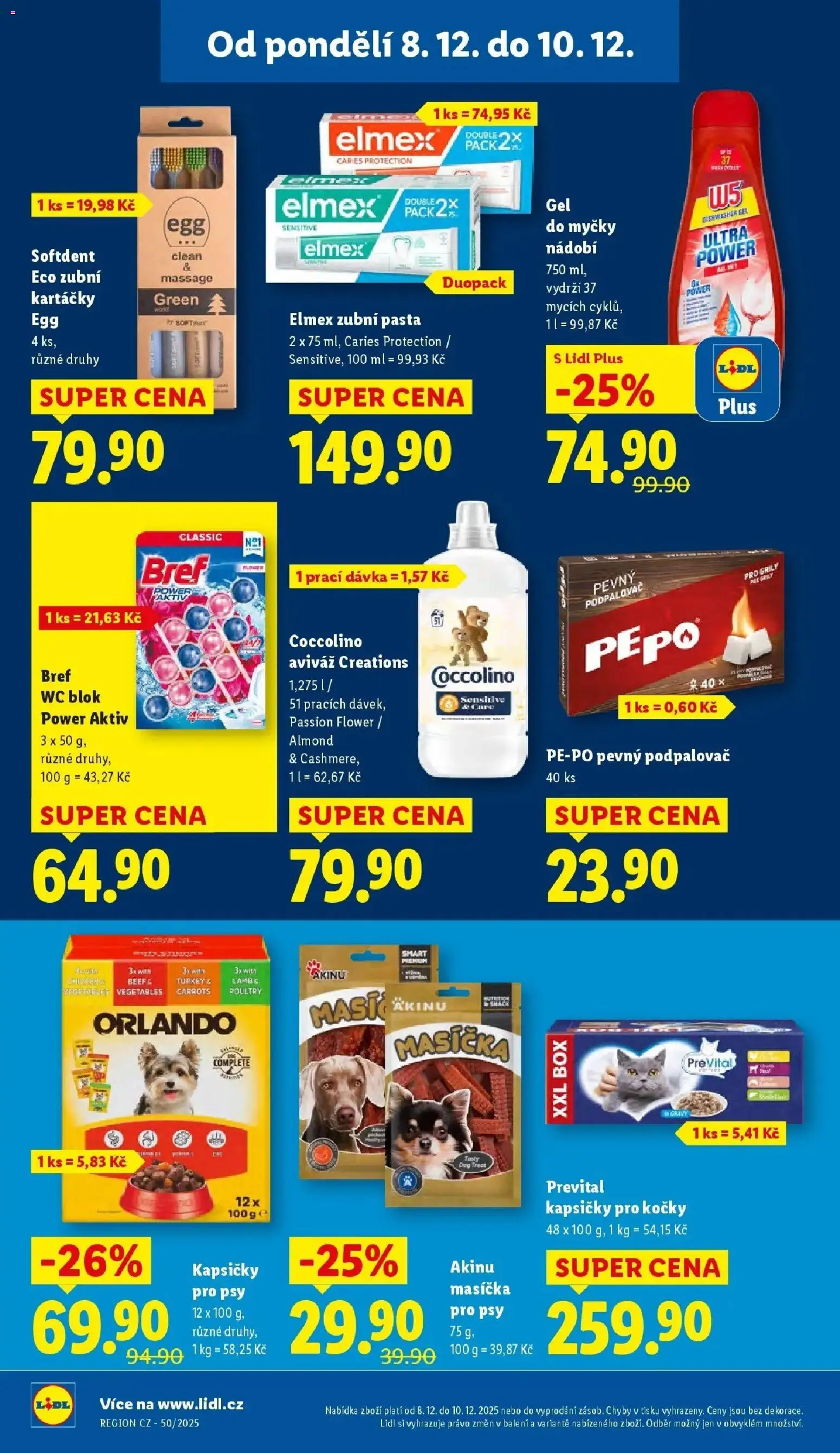 Lidl leták od 08.12.2025 | Strana: 28 | Produkty: Aviváž, Blok, Pepo, Gel do myčky