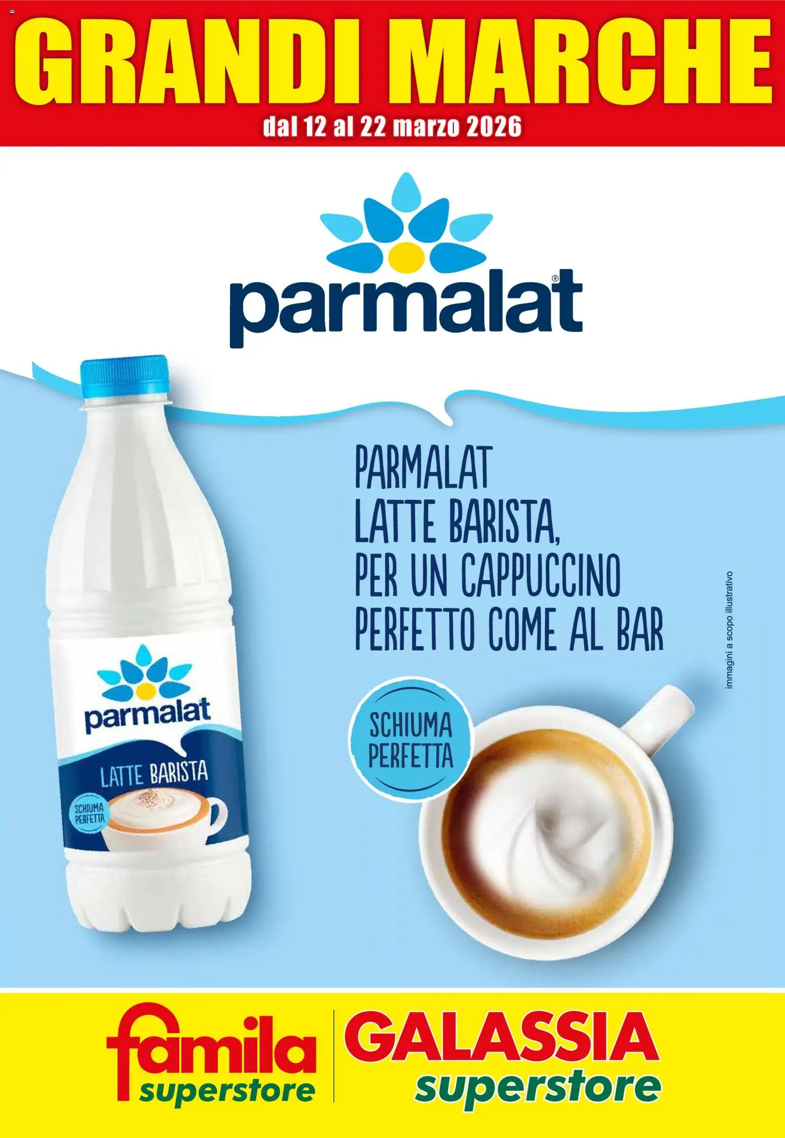 Volantino Galassia del 12.03.2026 | Pagina: 1 | Prodotti: Latte