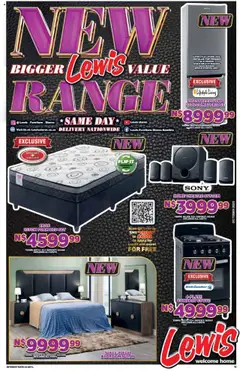 Lewis Stores specials catalogue – valid from 01.10.2025
