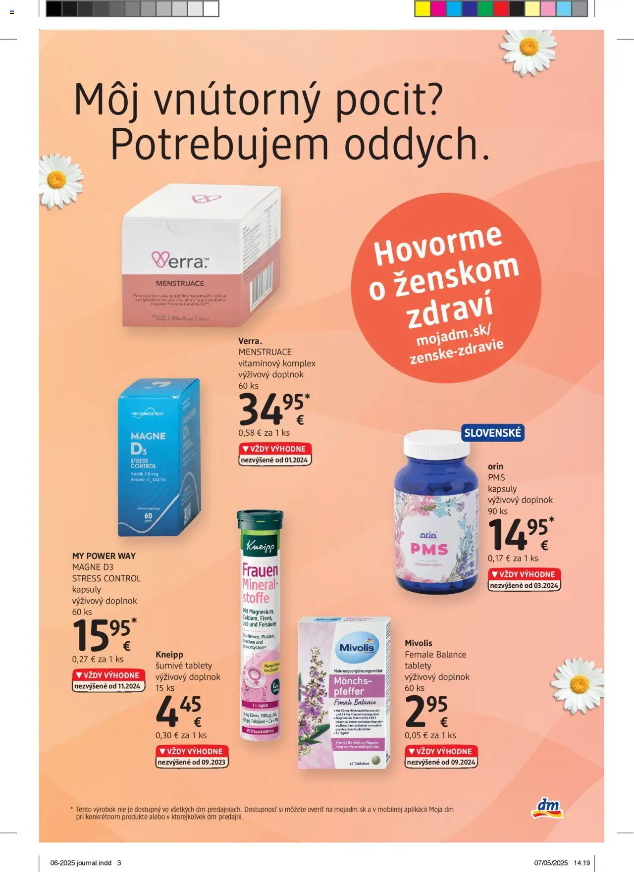 dm drogerie Journal Jún 2025 │ platný od 01.06.2025 | Strana: 3