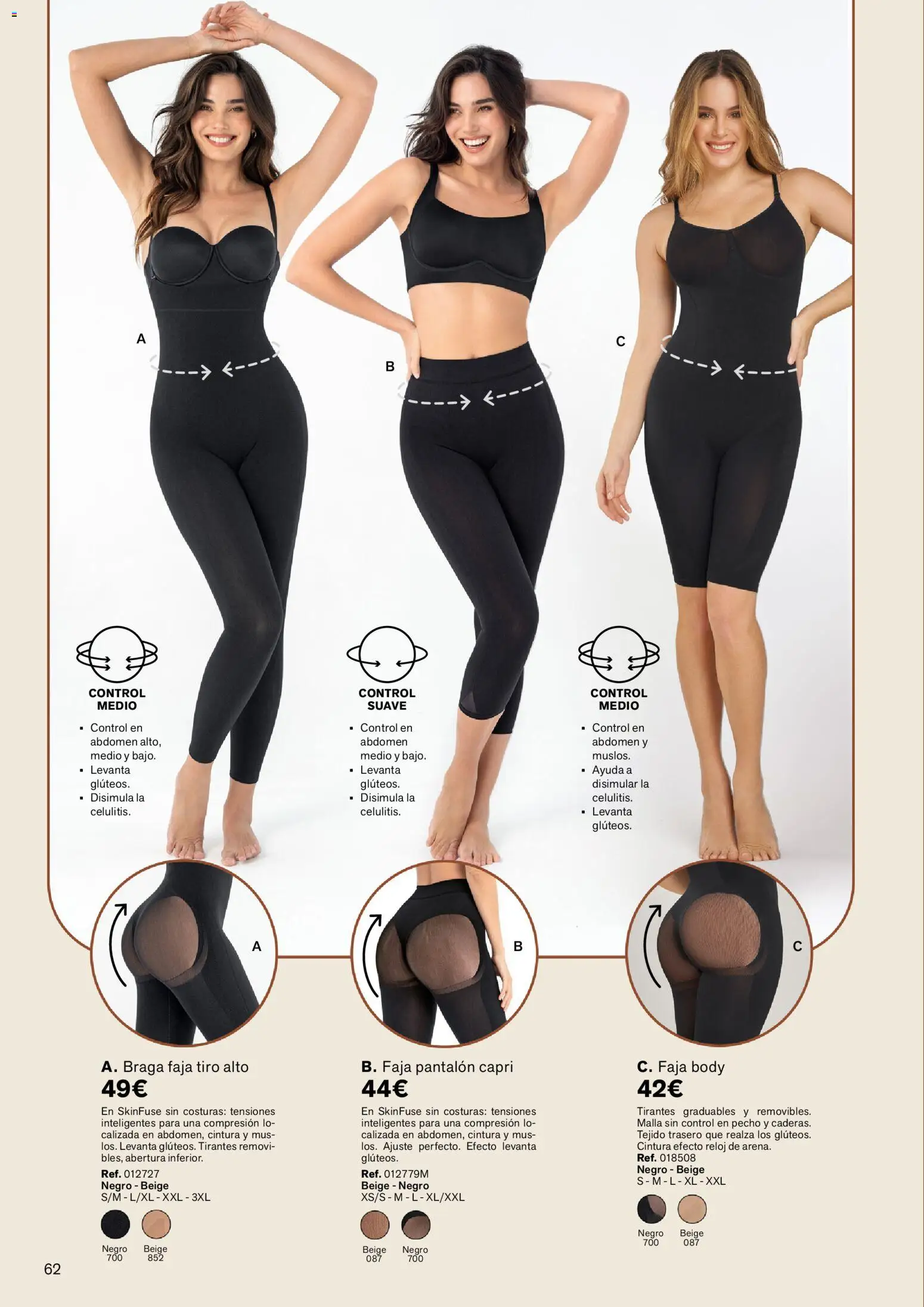 Leonisa folleto │ válido desde el 01.01.2026 | Página: 64 | Productos: Reloj, Pantalón capri, Body, Braga