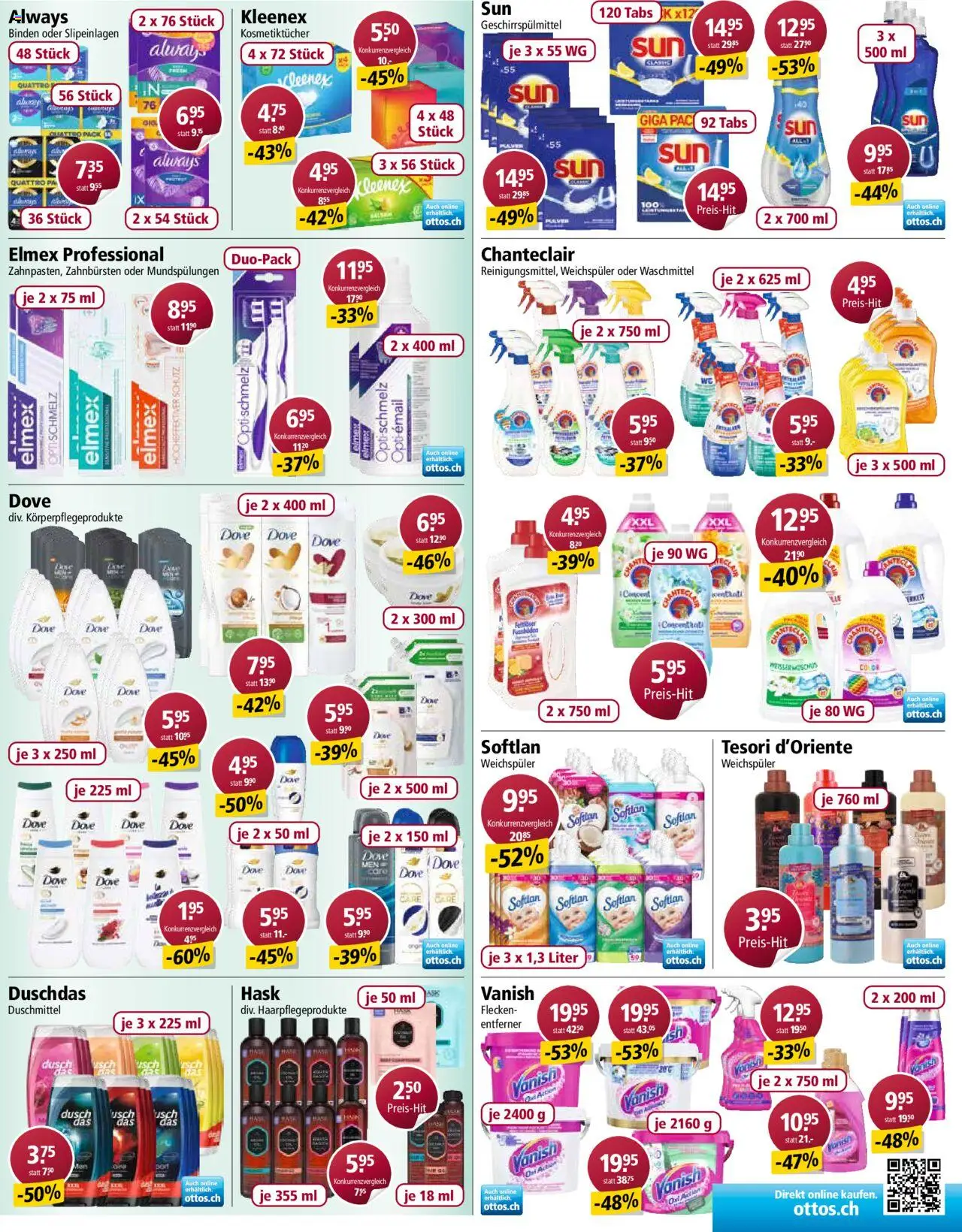 Otto's Aktionen – gültig ab 08.10.2025 | Seite: 3 | Produkte: Pulver, Weichspüler, Waschmittel, Geschirrspülmittel