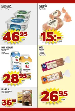 Din Mat - erbjudanden - Förhandsvisning av reklamblad från butik Din Mat aktuell från 02.02.2026 | Sida: 4 | Produkter: Rostbröd, Yoghurt, Bröd, Granola