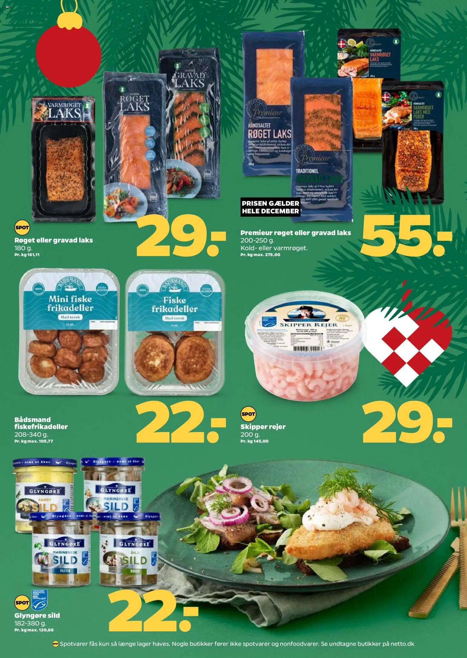 Netto tilbudsavis – gyldig fra 06.12.2025 | Side: 19 | Produkter: Karry, Frikadeller, Sild, Torsk