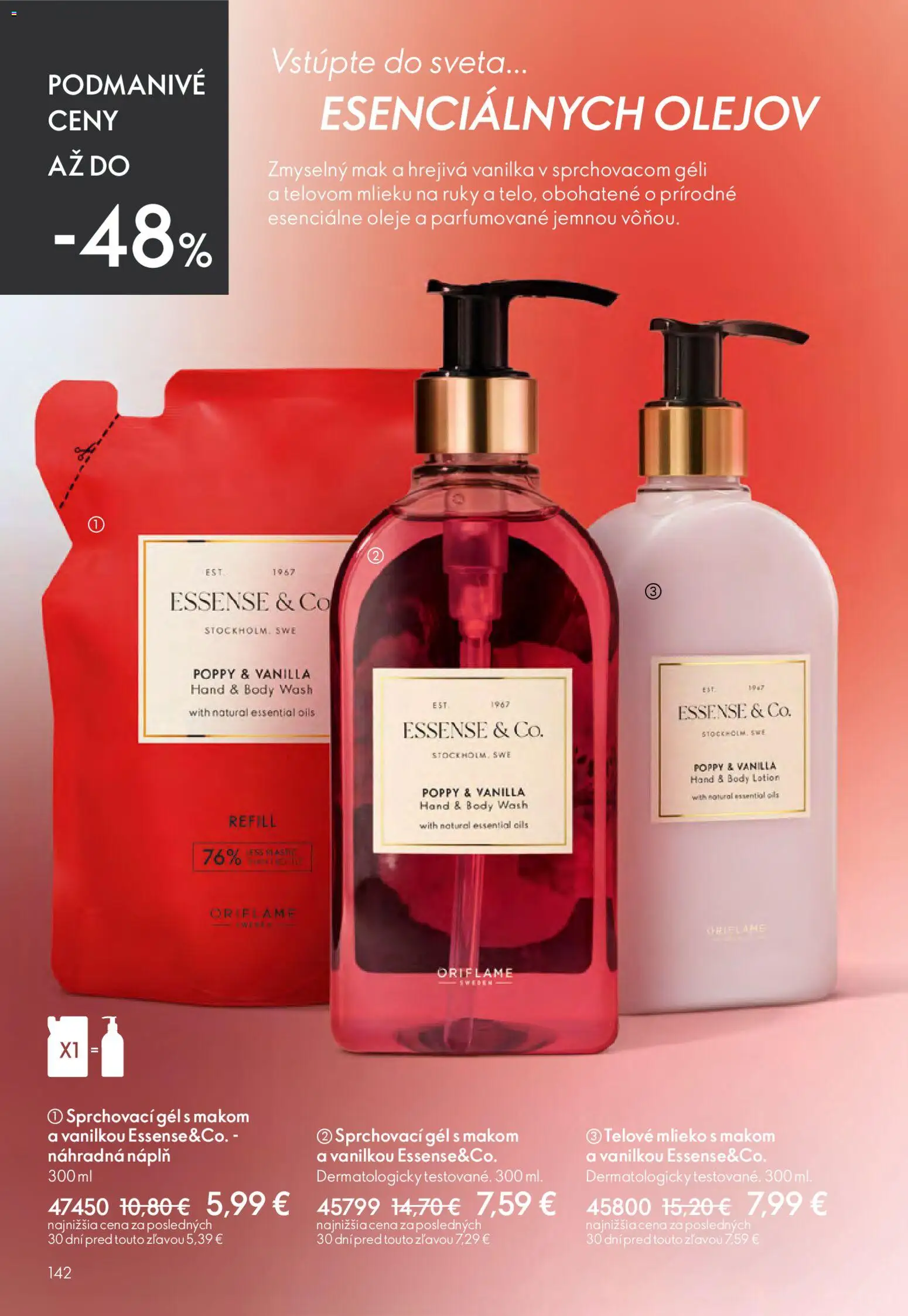 Nové Oriflame akcie – leták je platný od 15.04.2026 | Strana: 142 | Produkty: Mlieko, Telové mlieko, Mak