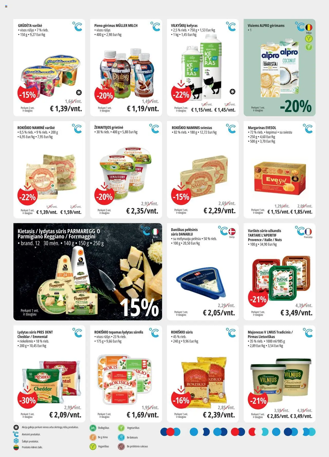 ePromo leidinys│galioja nuo 20.08.2025 | Puslapis: 2 | Prekių: Sūrelis, Sūris, Sviestas, Majonezas