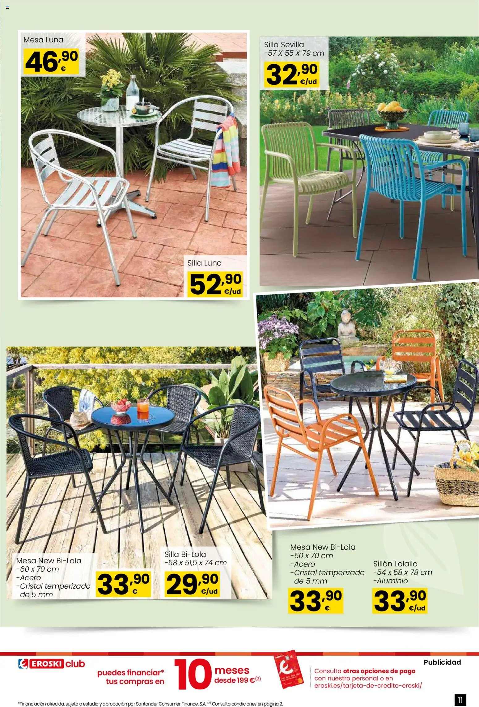 Eroski - Qué planazo │ válido desde el 26.03.2026 | Página: 11 | Productos: Sillón, Mesa, Silla