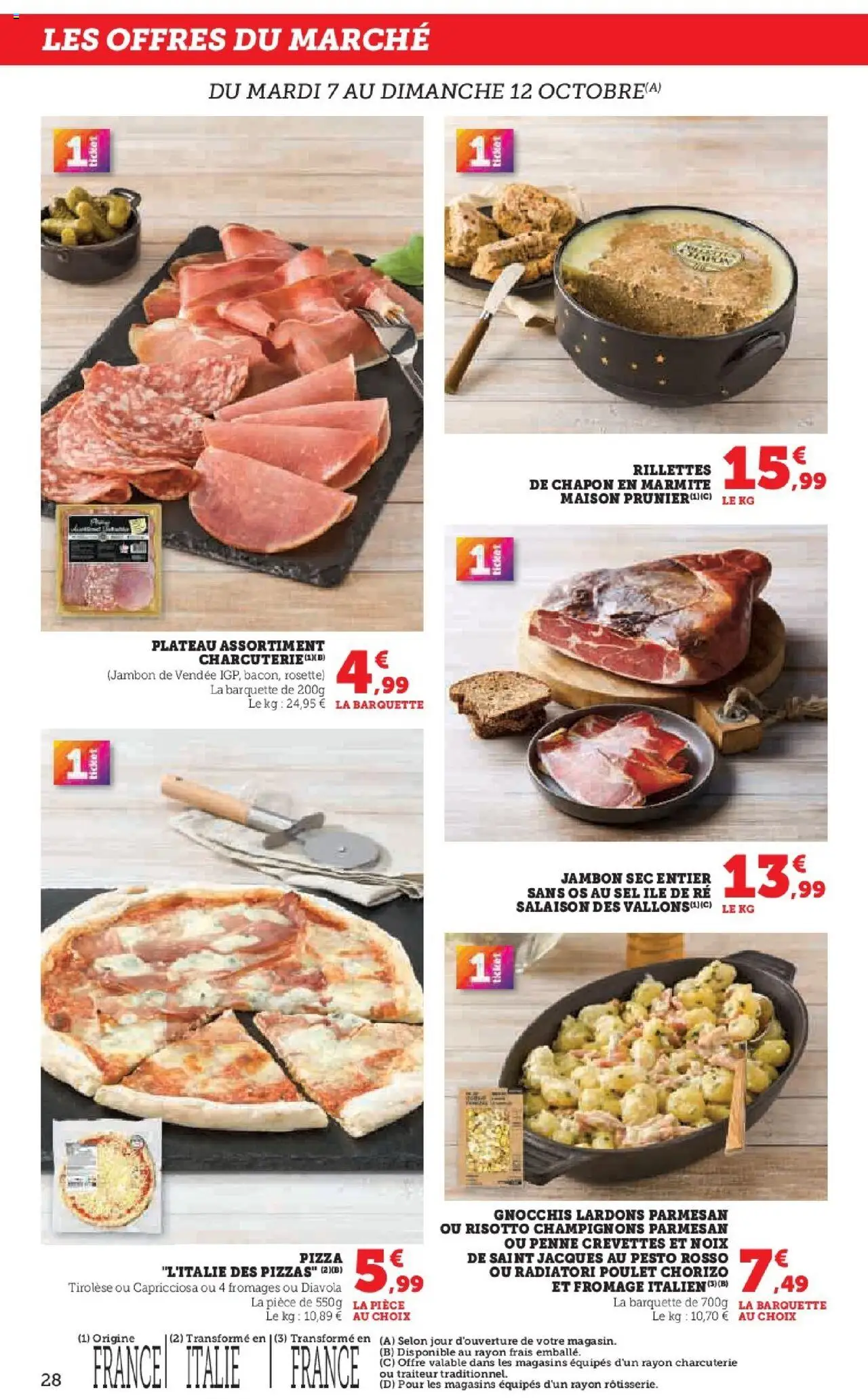 {H1} | Page: 28 | Produits: Plateau, Noix de saint jacques, Pesto, Fromage