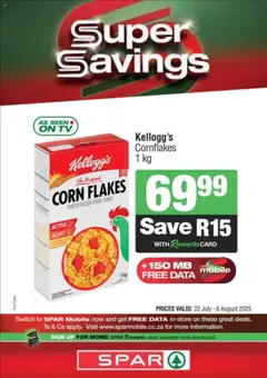 Spar Specials │ valid from 22.07.2025 | Page: 4 | Products: Corn, Data, TV, Switch
