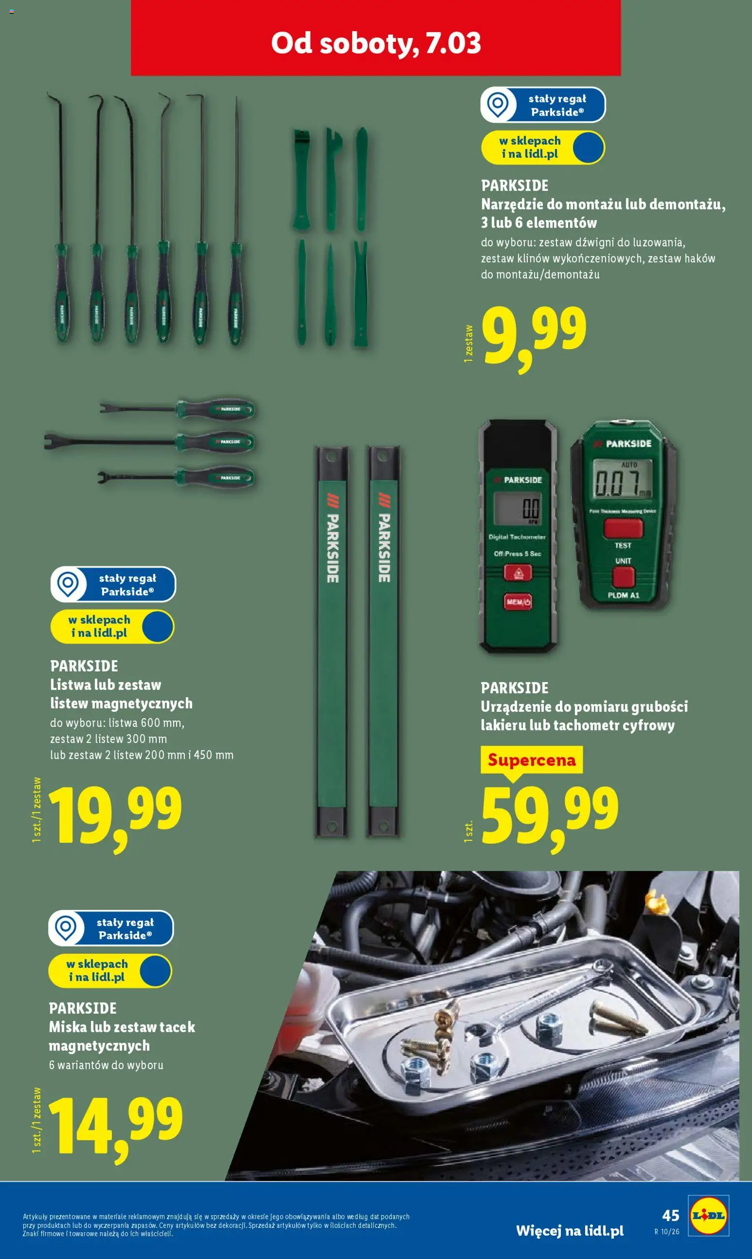 Lidl Polsko katalog od 02.03.2026 | Strana: 51 | Produkty: Parkside, Test, Miska, Regál