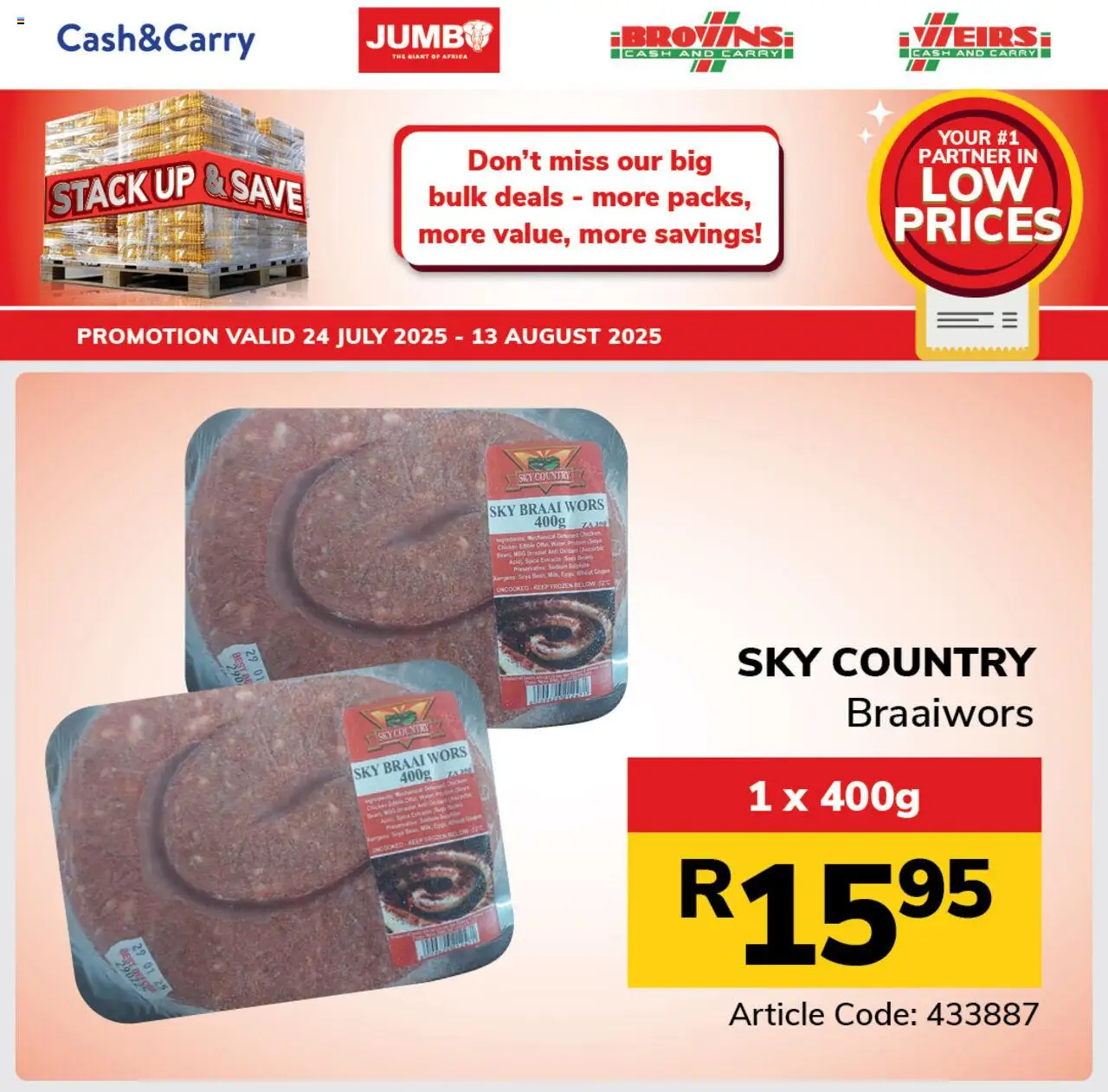 Jumbo Meat Specials │ valid from 24.07.2025 | Page: 7 | Products: Detergente líquido, Chicken