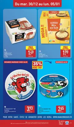 Aldi - Prévisualisation de Aldi - Catalogue de la semaine valide à partir de 30.12.2025 | Page: 14 | Produits: Base, Lait, Fromage, Œufs