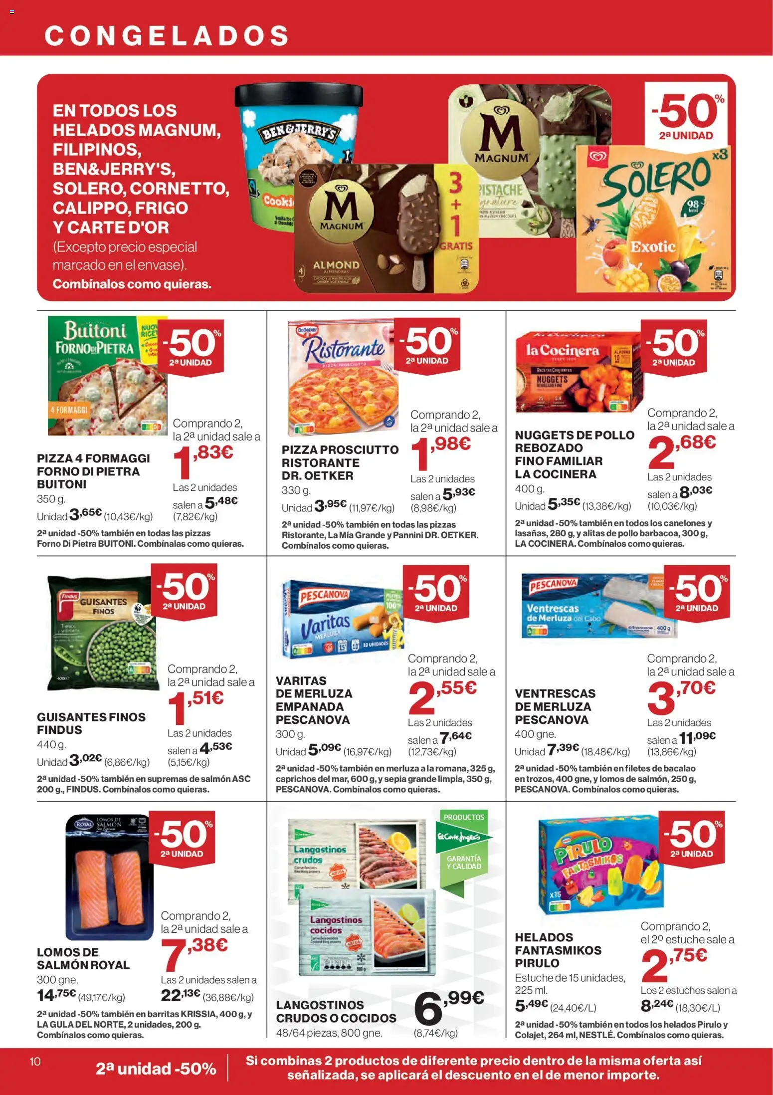 Supercor folleto │ válido desde el 09.04.2026 | Página: 10 | Productos: Pizza, Canelones, Nuggets