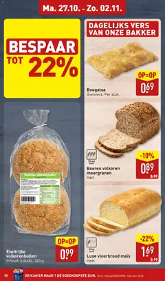 Aldi - Folder week 44 - Voorbeeld van een folder van Aldi, geldig van 27.10.2025 | Pagina: 11