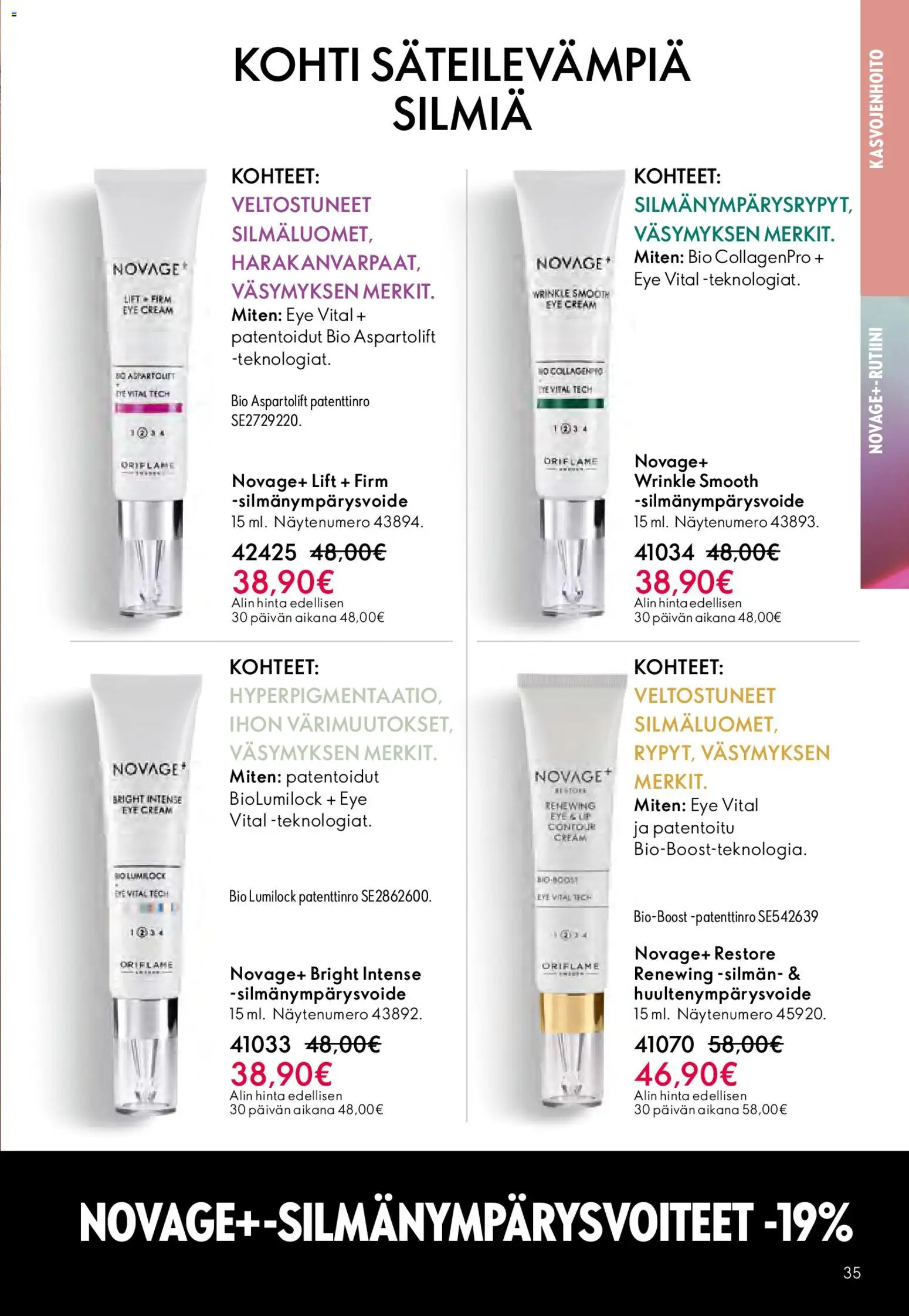 Oriflame - Esite 05 – voimassa 01.04.2026 alkaen | Sivu: 35 | Tuotteet: Silmänympärysvoide