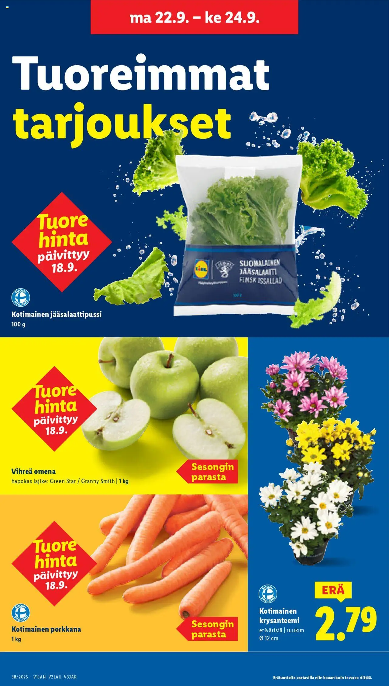 Lidl tarjoukset – voimassa 18.09.2025 alkaen | Sivu: 26 | Tuotteet: Porkkana
