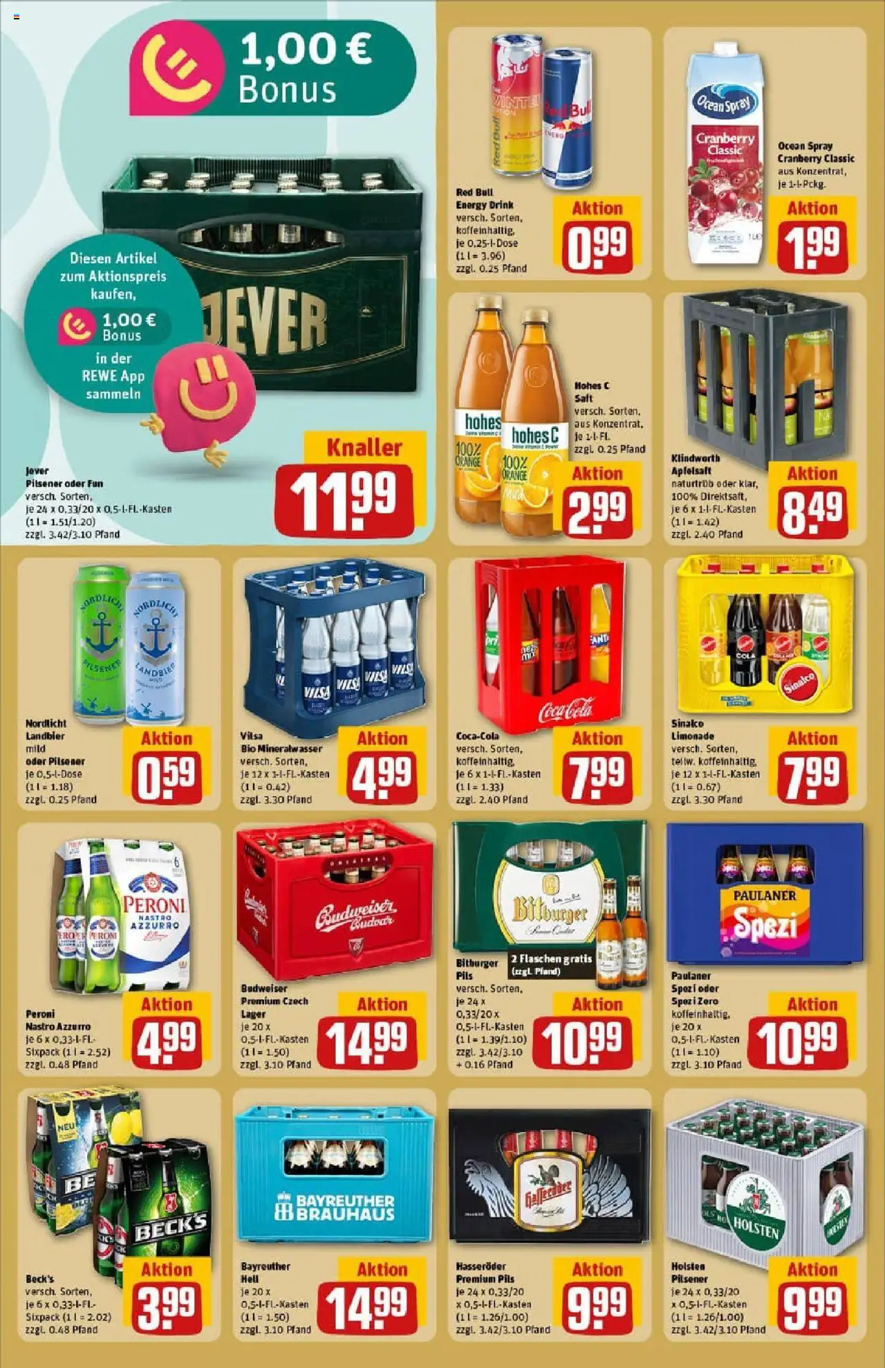 Rewe prospekt Hamburg / Wandsbek	 – gültig ab 06.10.2025 | Seite: 22 | Produkte: Bitburger, Cola, Holsten, Paulaner