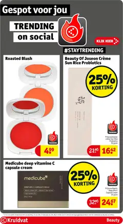 Medicube deep vitamine C capsule cream, Deep Vita C Capsule Cream with Vitamin Water 50% + Vitamin C Derivatives and Niacinamide 5%, 55 g / 1.94 oz. - Voorbeeld van een folder van Kruidvat, geldig van 14.04.2026 | Pagina: 3