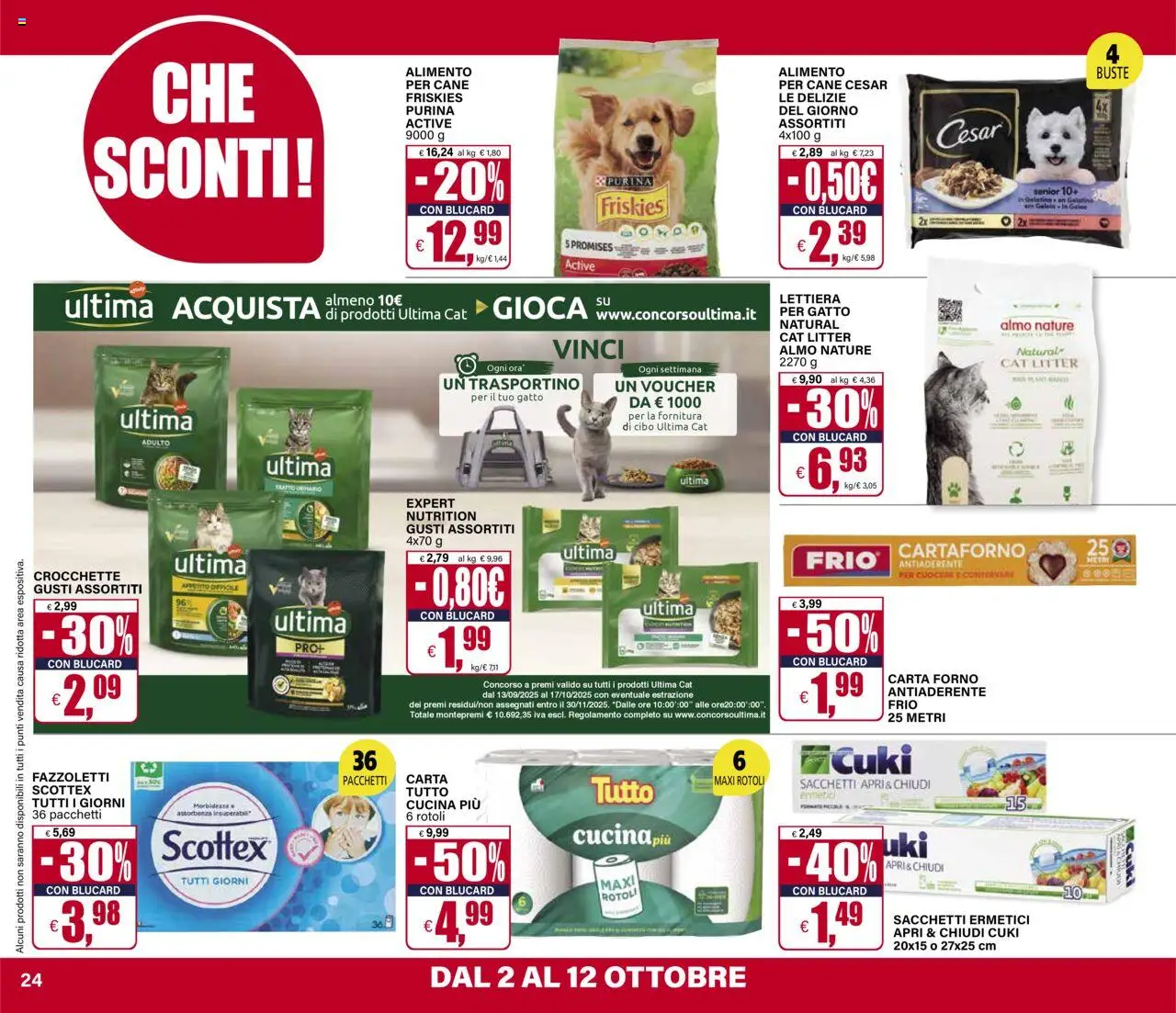Volantino Il Gigante del 02.10.2025 | Pagina: 26 | Prodotti: Fazzoletti, Crocchette, Forno, Carta forno