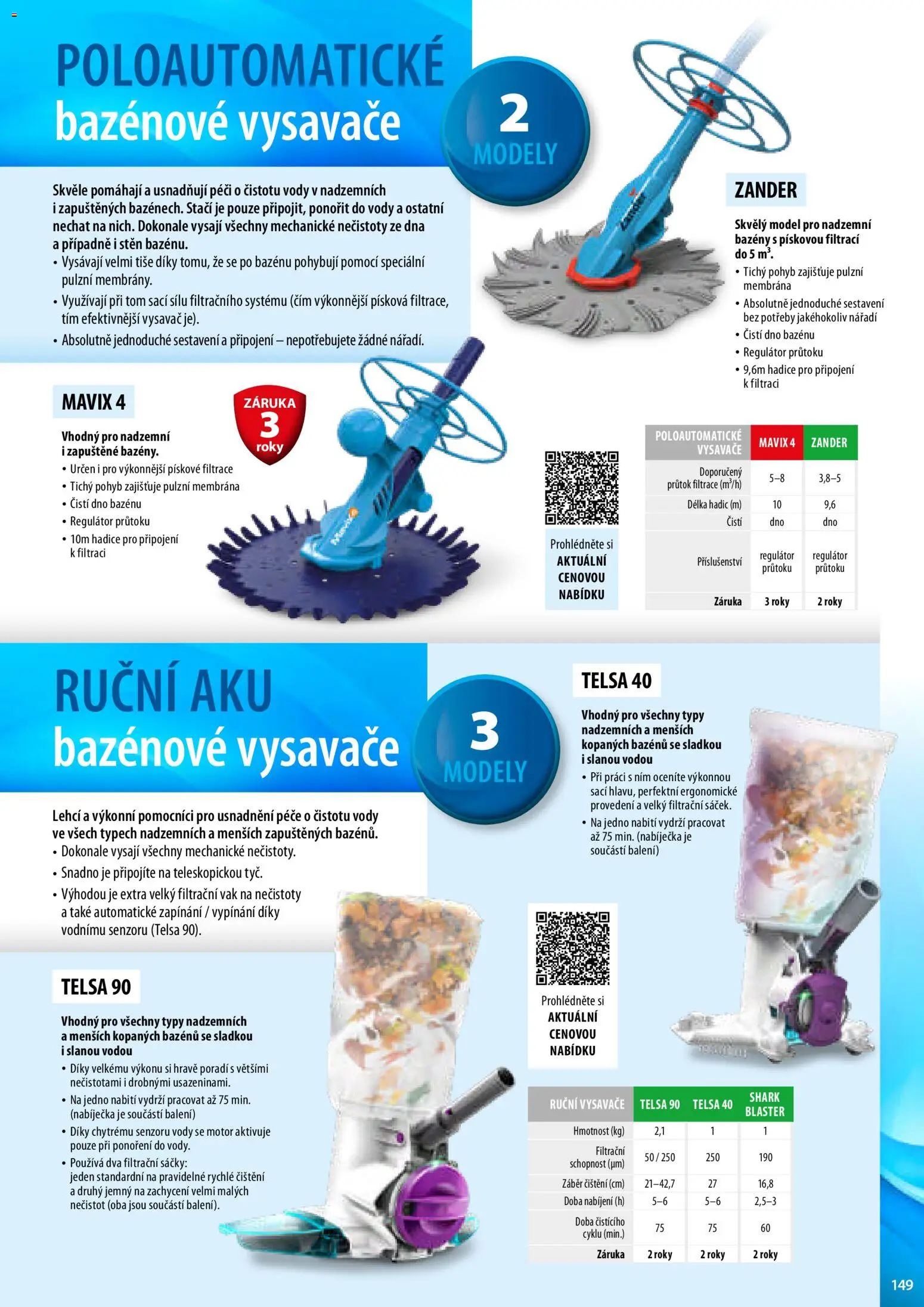 Mountfield katalog od 02.04.2026 | Strana: 149 | Produkty: Bazény, Hadice, Vysavač, Nářadí