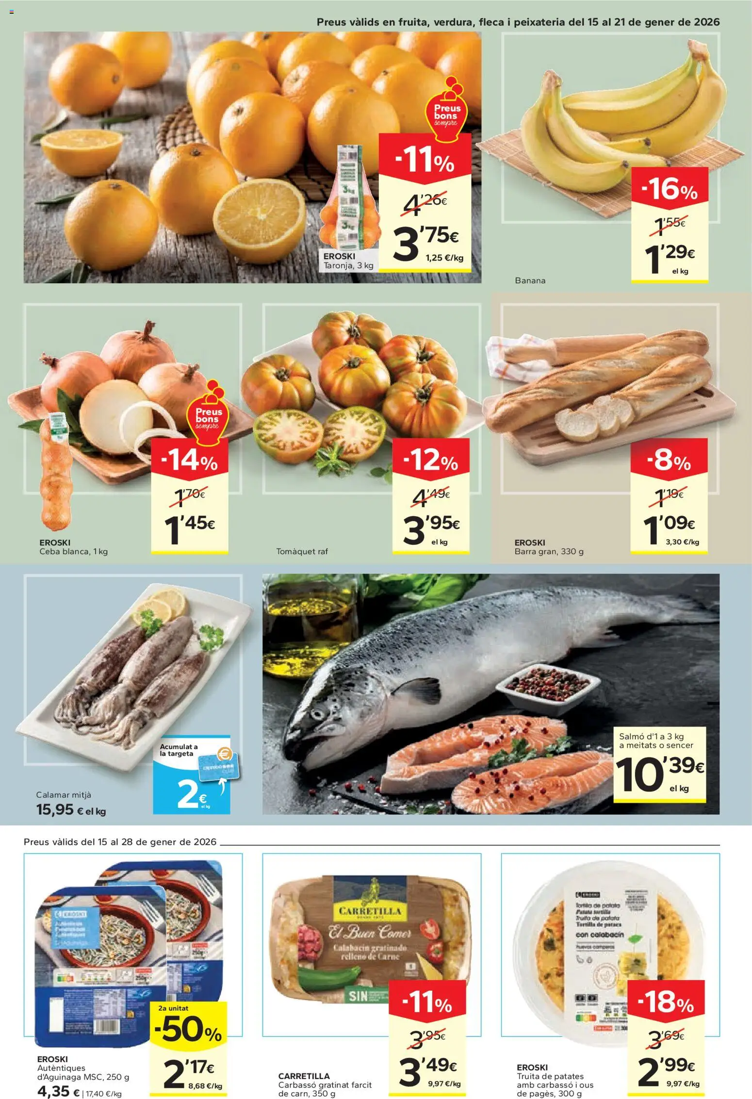 Caprabo folleto │ válido desde el 15.01.2026 | Página: 3 | Productos: Calabacín