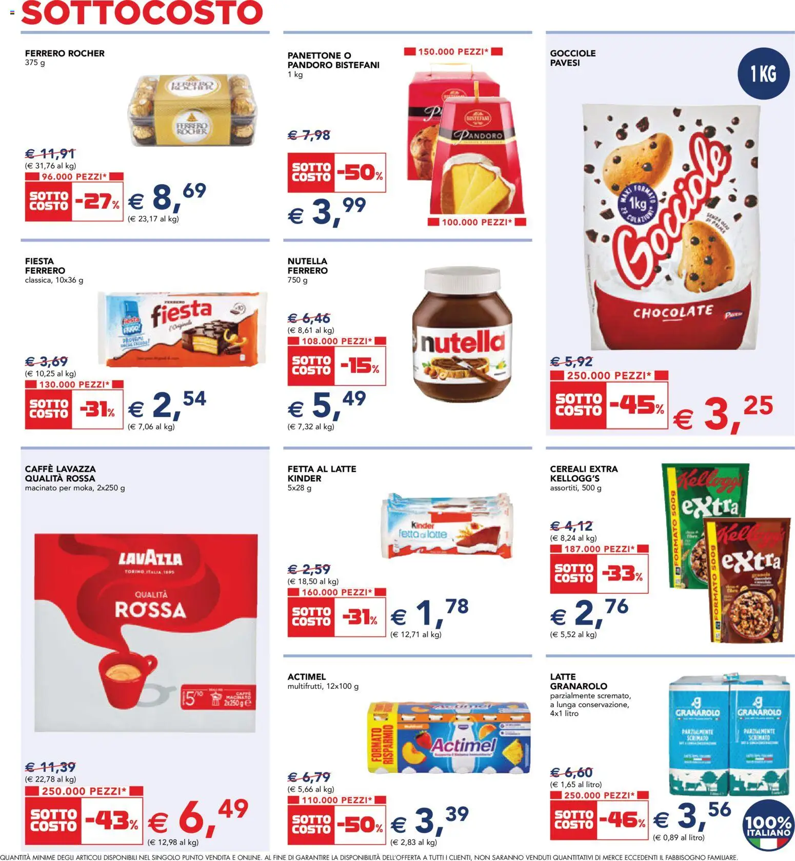 Volantino Esselunga S del 07.11.2025 | Pagina: 5 | Prodotti: Caffè, Cereali, Latte, Macinato