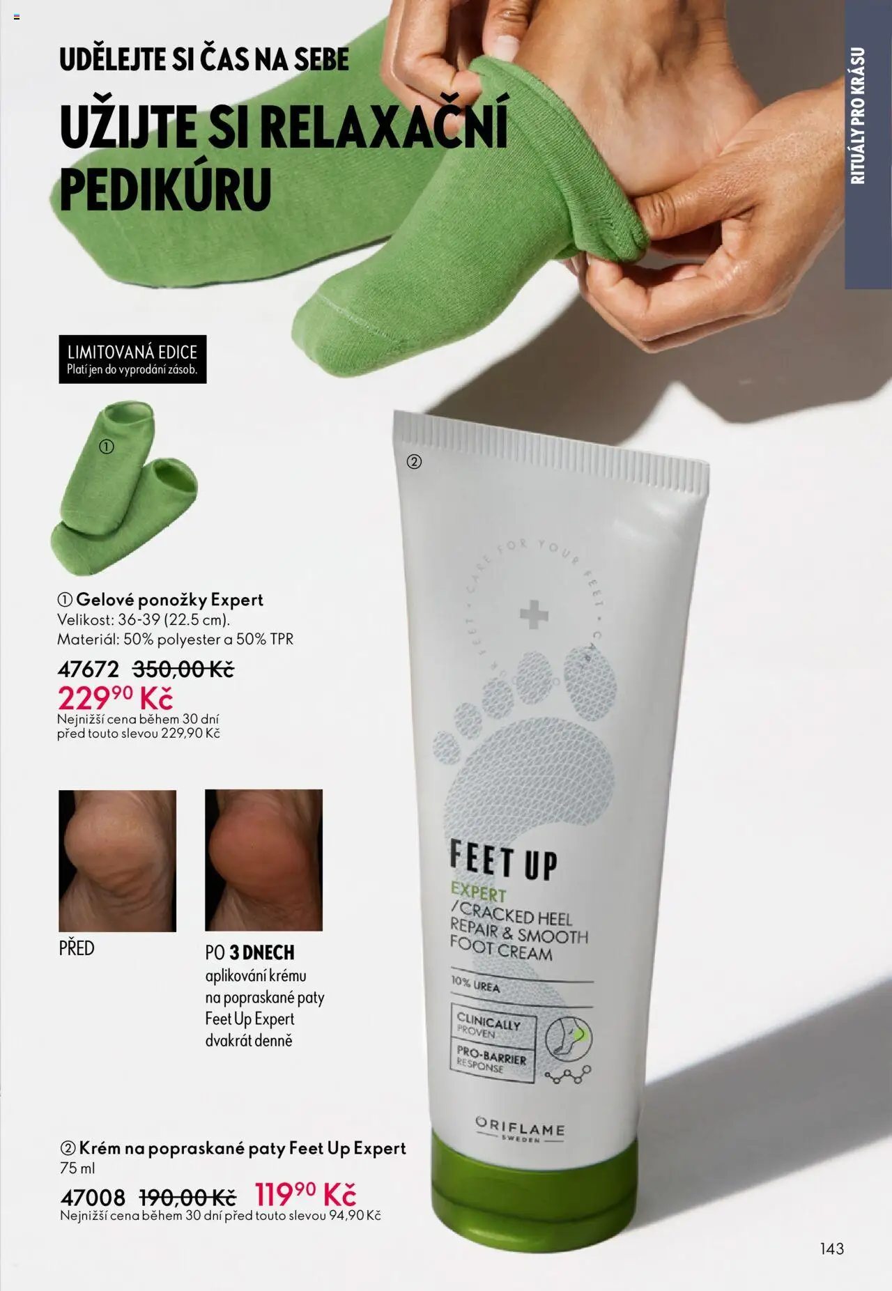 Oriflame katalog č.13/2025 od 07.09.2025 | Strana: 143 | Produkty: Ponožky, Krém