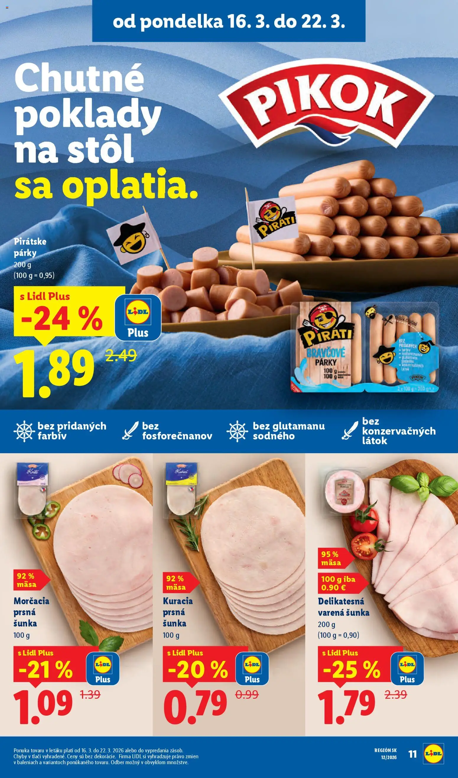 Nové Lidl akcie – leták je platný od 19.03.2026 | Strana: 56 | Produkty: Stôl, Šunka, Párky