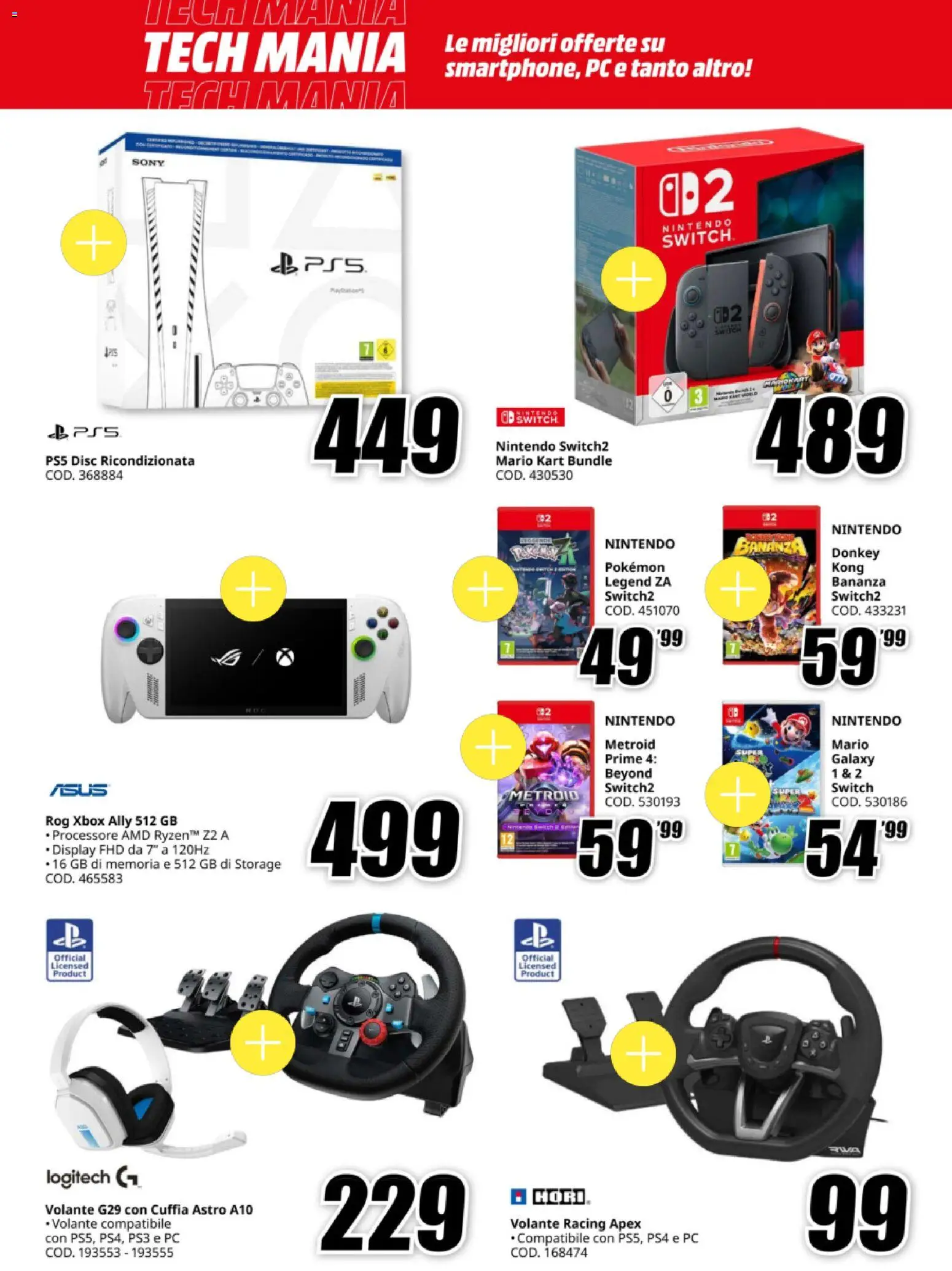 Volantino Media World del 09.01.2026 | Pagina: 18 | Prodotti: PC, Xbox