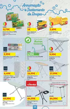 Pré-visualização Auchan - O bem-estar começa em casa! válido de 26.12.2025 | Página: 14 | Produtos: Tábua, Algodão