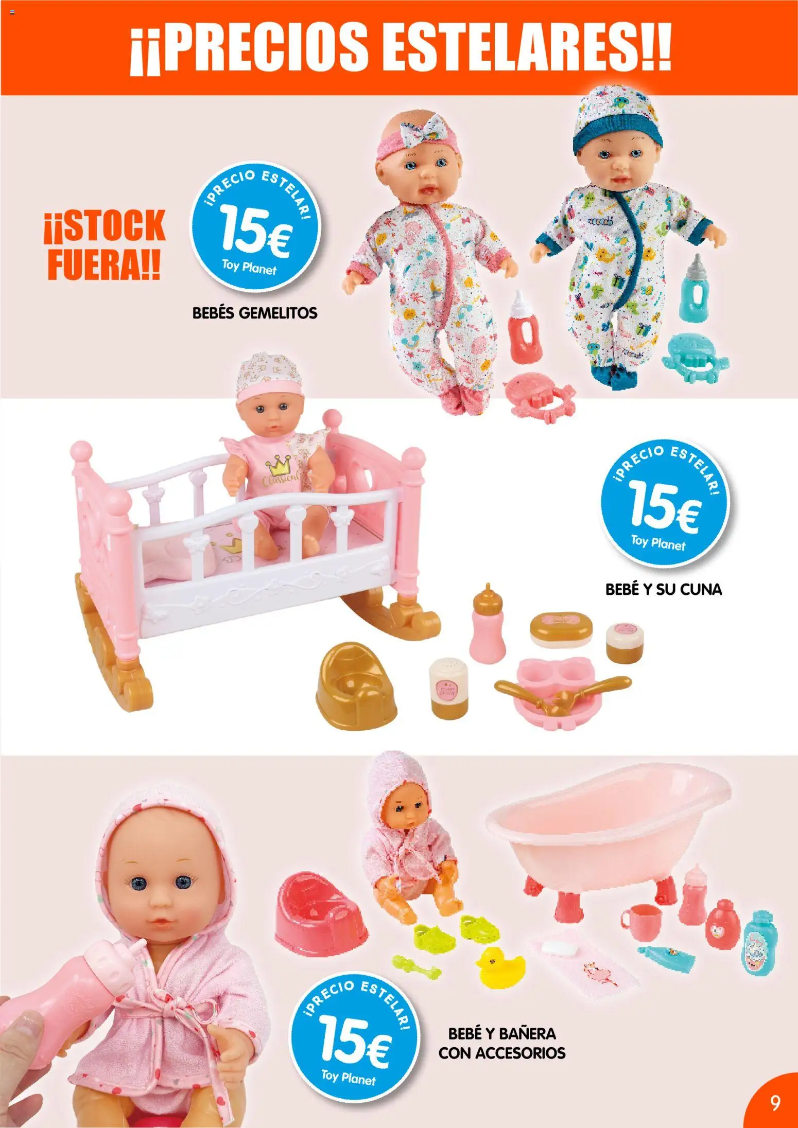 Toy Planet catálogo  Precios Estelares │ válido desde el 02.03.2026 | Página: 9 | Productos: Cuna