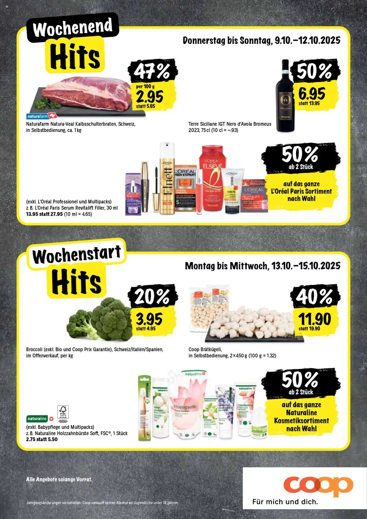 Coop Aktionen – gültig ab 09.10.2025 | Seite: 20 | Produkte: Serum, Handcreme