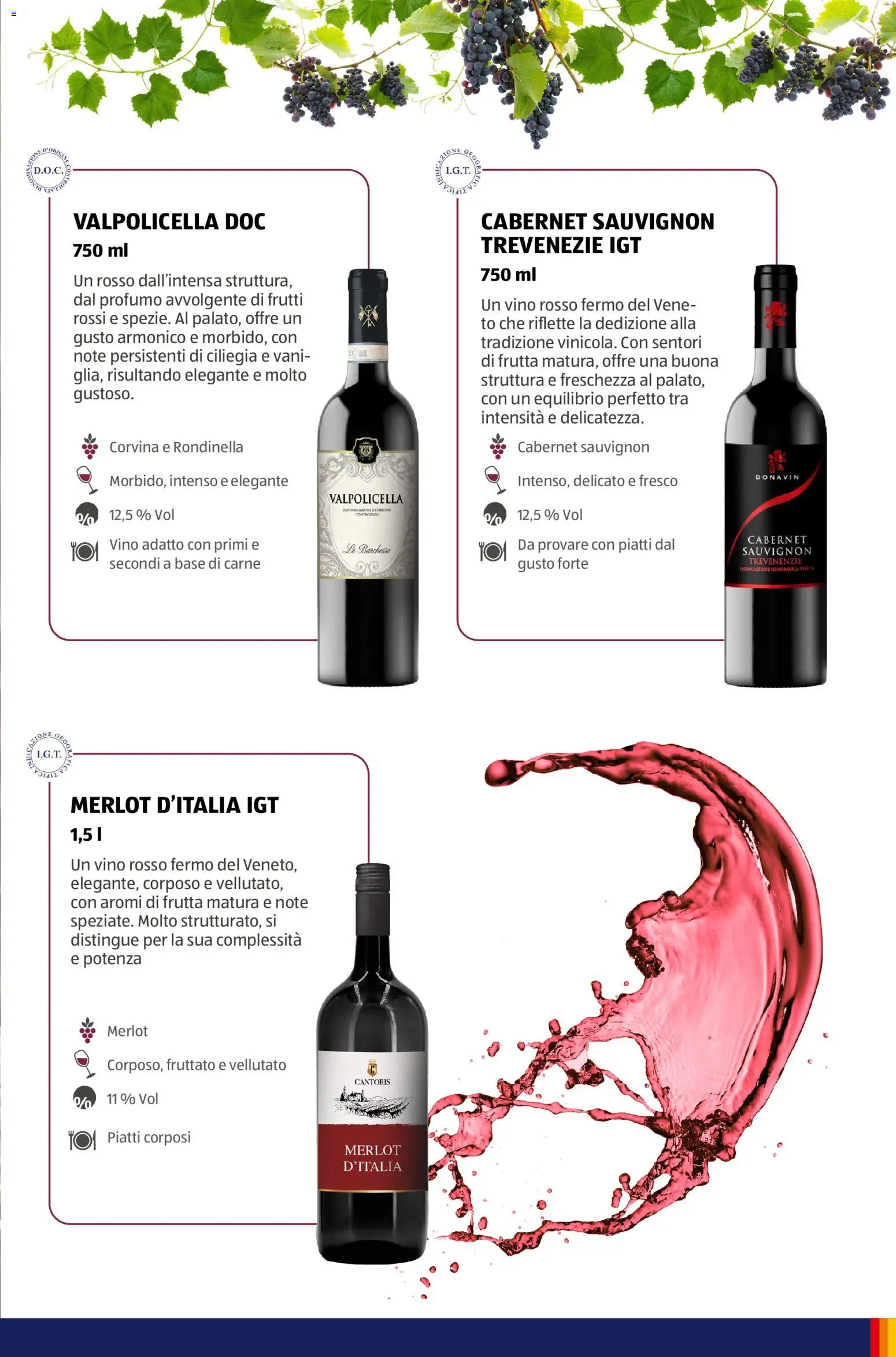 Volantino Aldi del 12.01.2026 | Pagina: 21 | Prodotti: Frutta, Vino, Vino rosso, Profumo