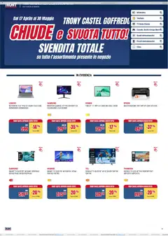 Anteprima del volantino Trony volantino Castel Goffredo valido a partire dal 17.04.2026