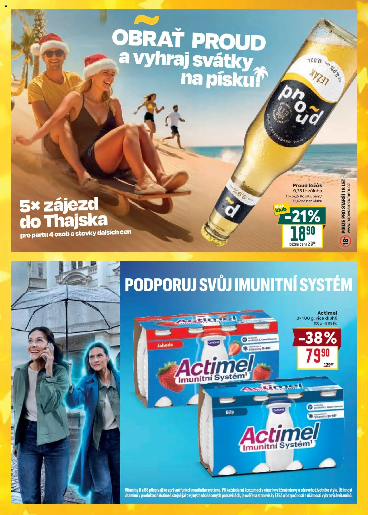 Billa Velký leták od 12.11.2025 | Strana: 39 | Produkty: Vitamíny, Actimel