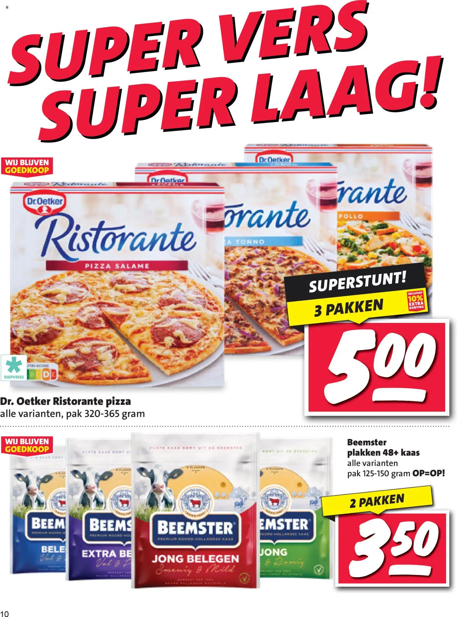 {H1} | Pagina: 10 | Producten: Kaas, Pizza