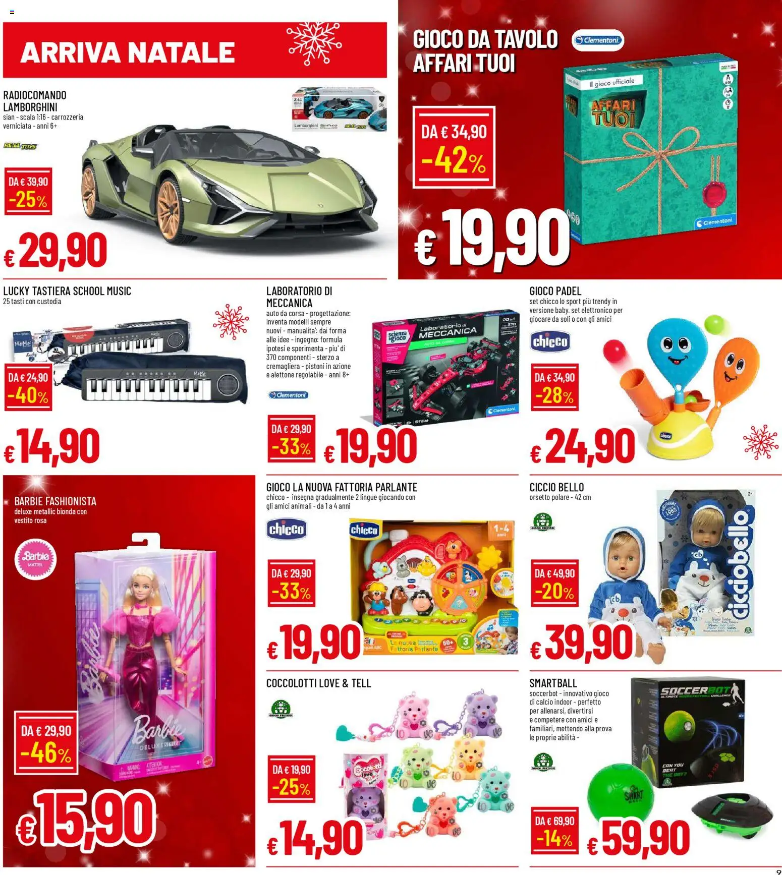 Volantino Galassia del 01.12.2025 | Pagina: 9 | Prodotti: Vestito, Scala, Gioco, Tavolo